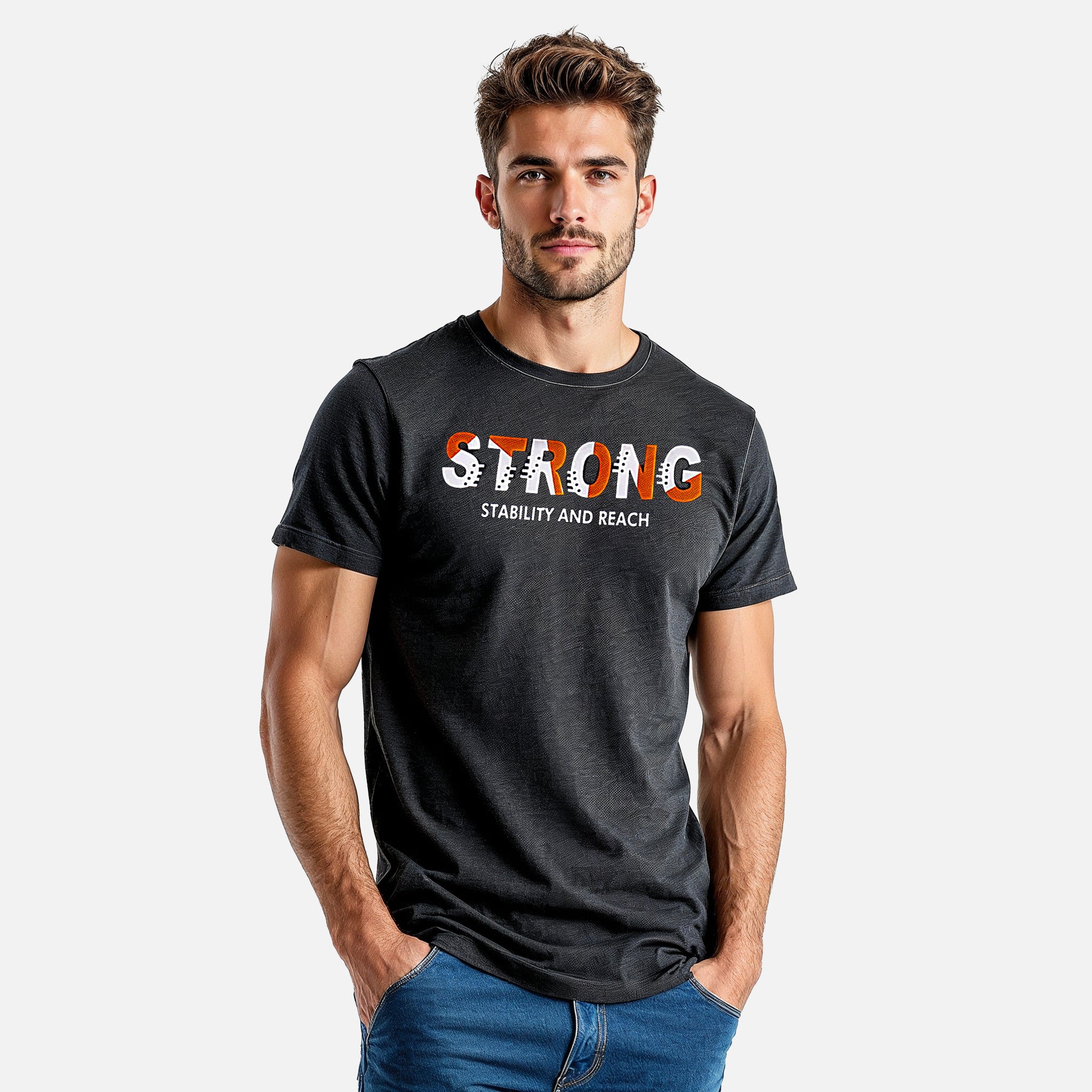 Men's Half Sleeves Printed T-Shirt
