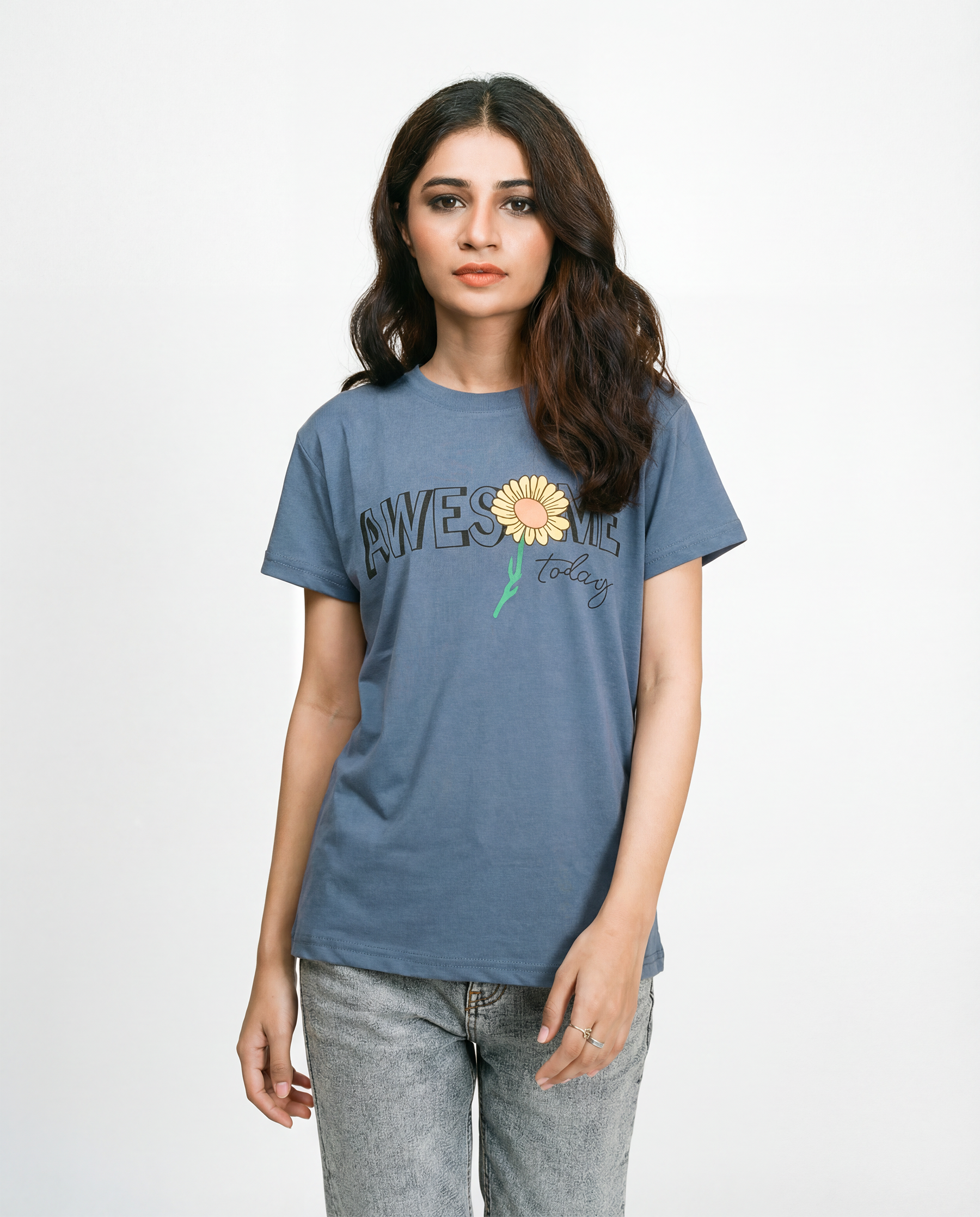 Women's Half Sleeve T-Shirt (Awesome)