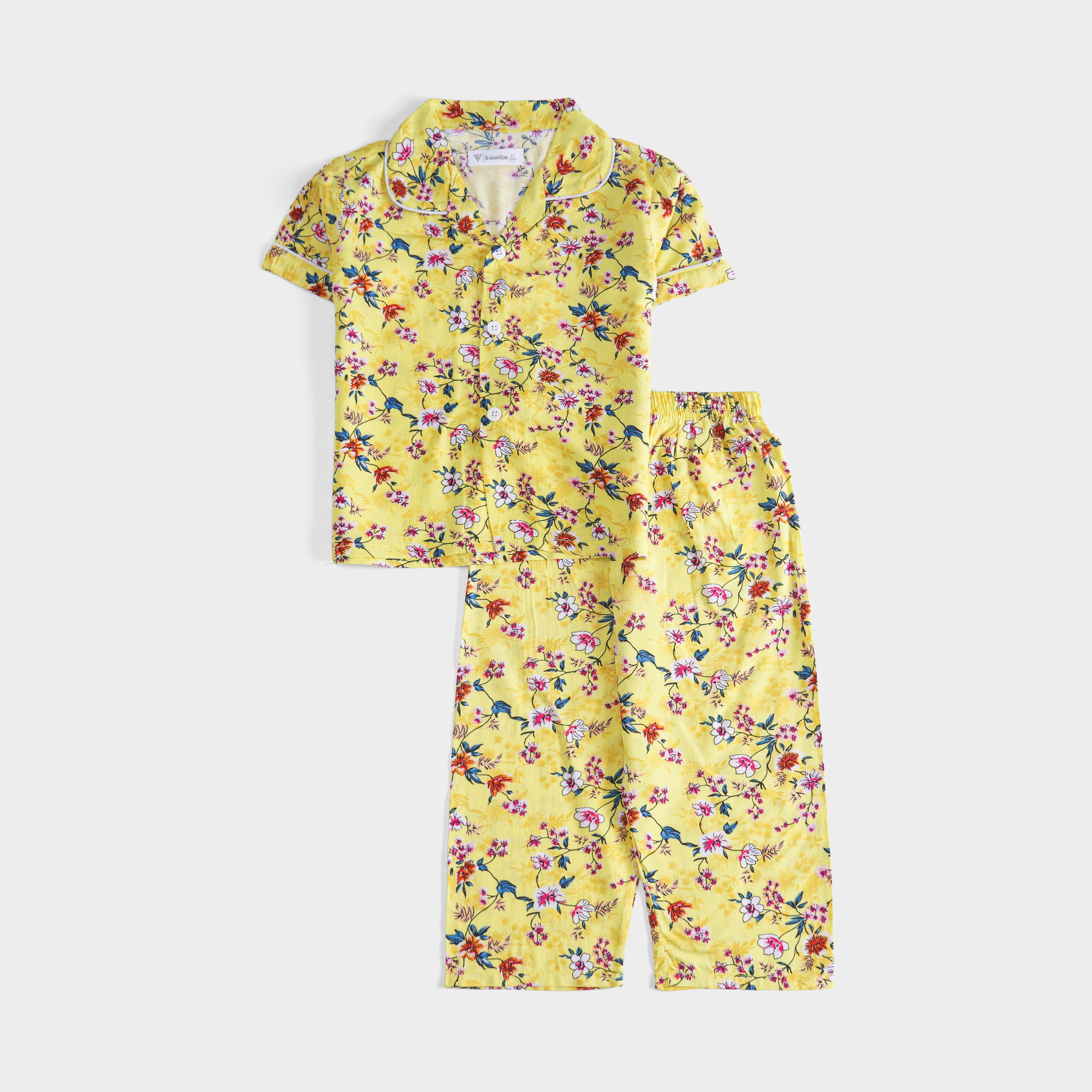 Girls viscous Night Suit