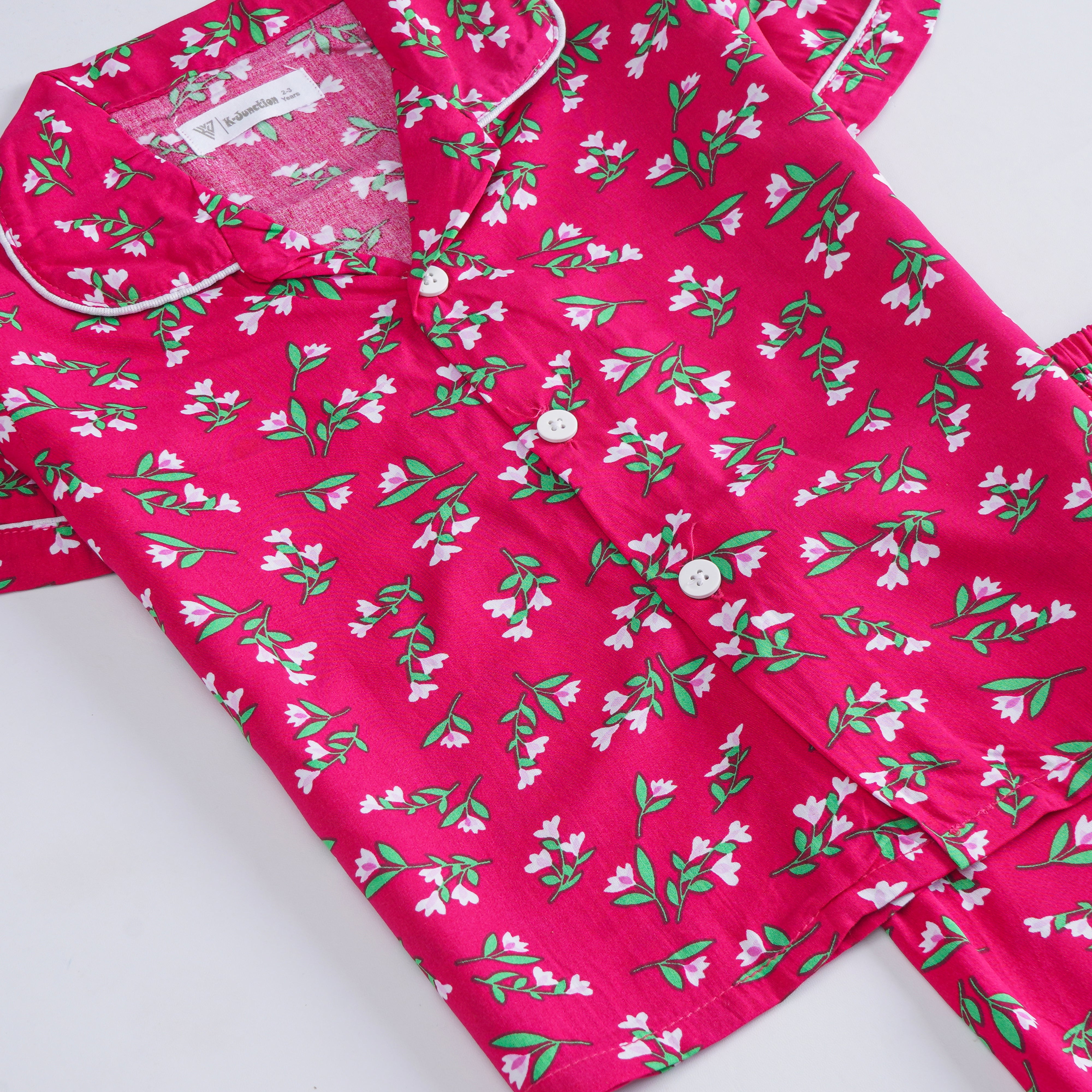 Girls viscous Night Suit