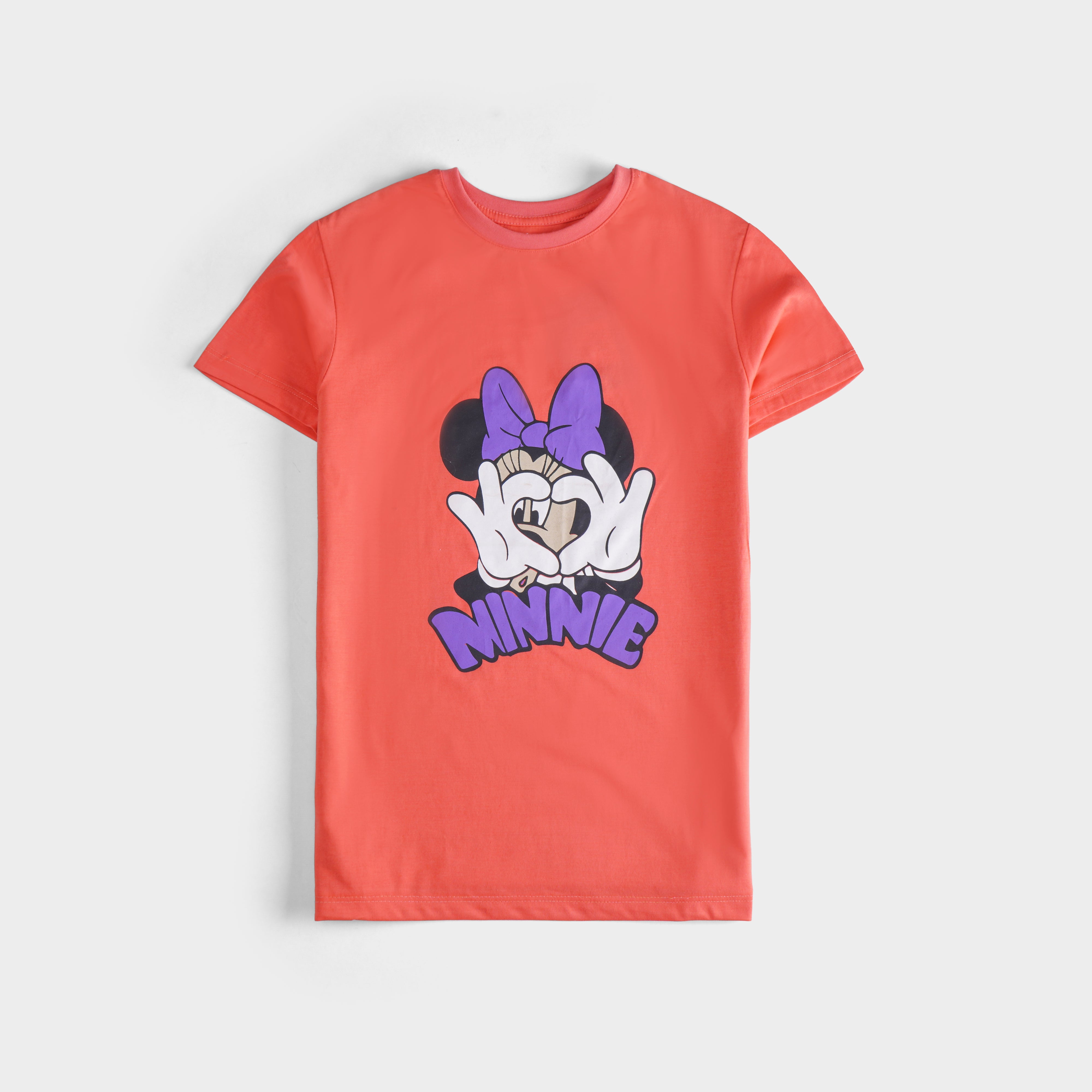 Girls Half Sleeves-Printed T-Shirt
