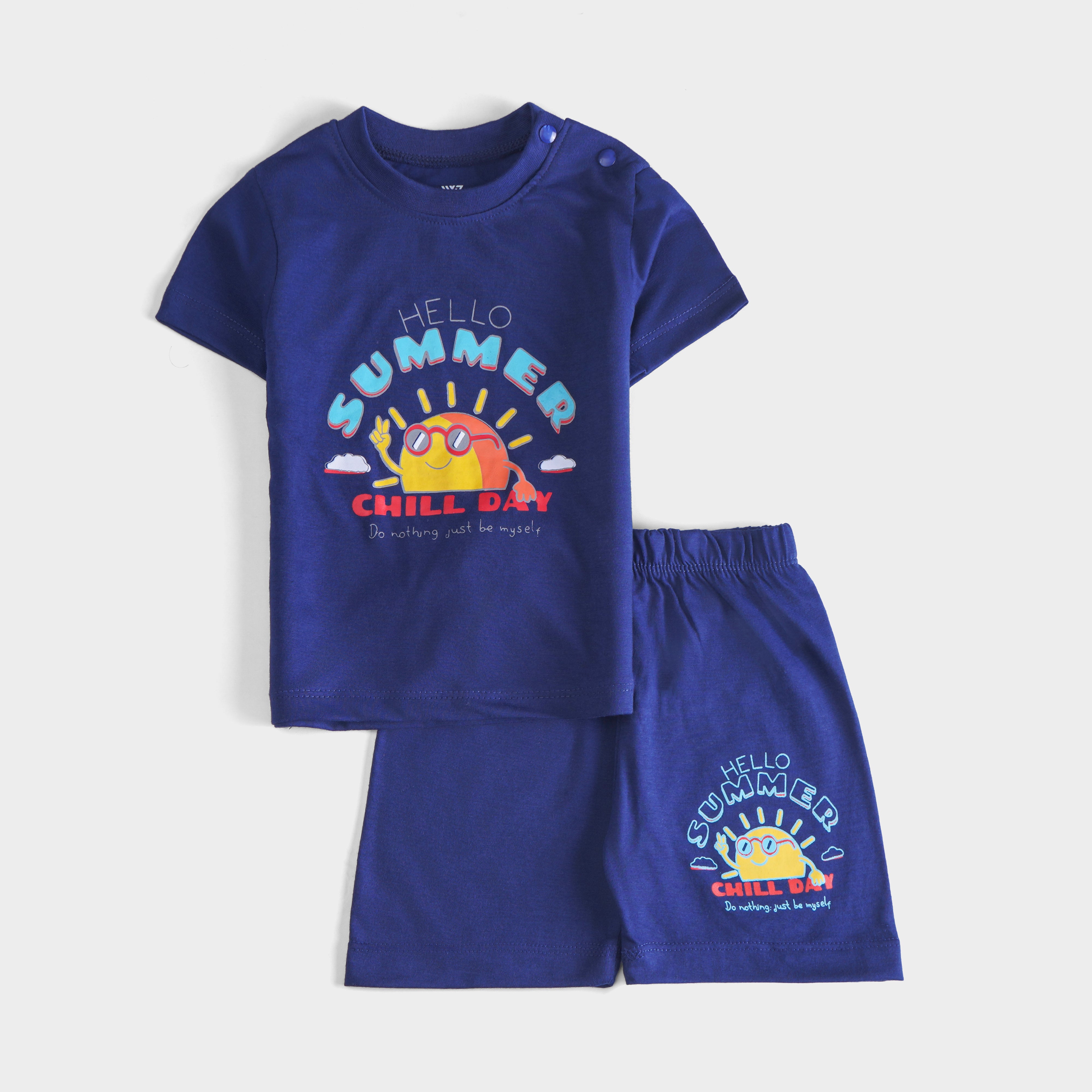 Boys Half Sleeves 2 Piece Suit