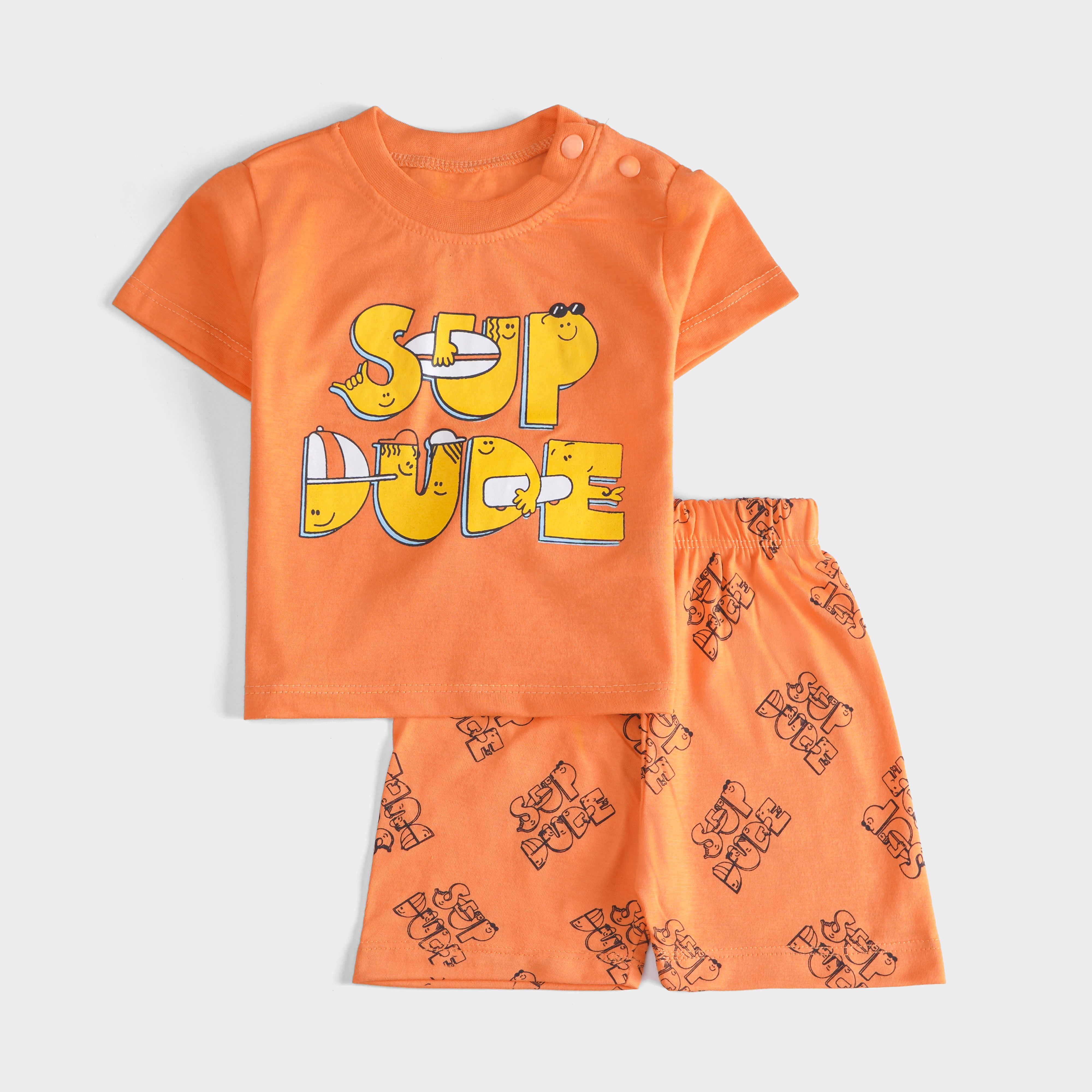 Infant Boys Half Sleeves 2 Piece Suit