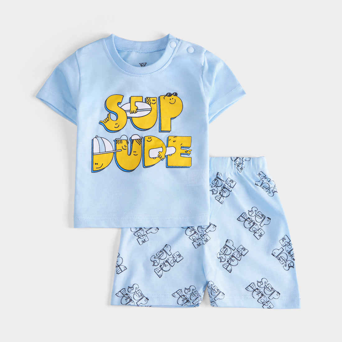 Infant Boys Half Sleeves 2 Piece Suit