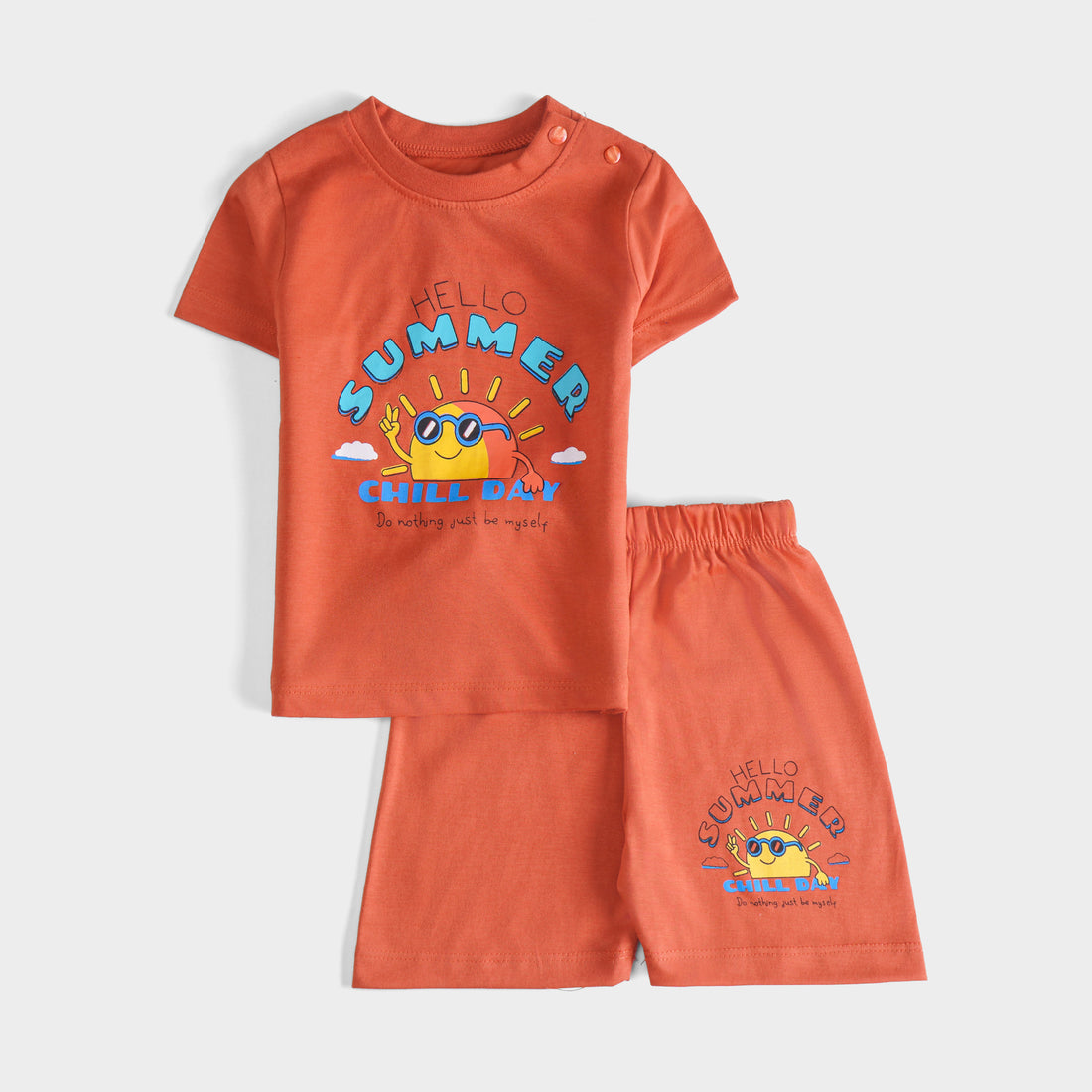 Infant Boys Half Sleeves 2 Piece Suit