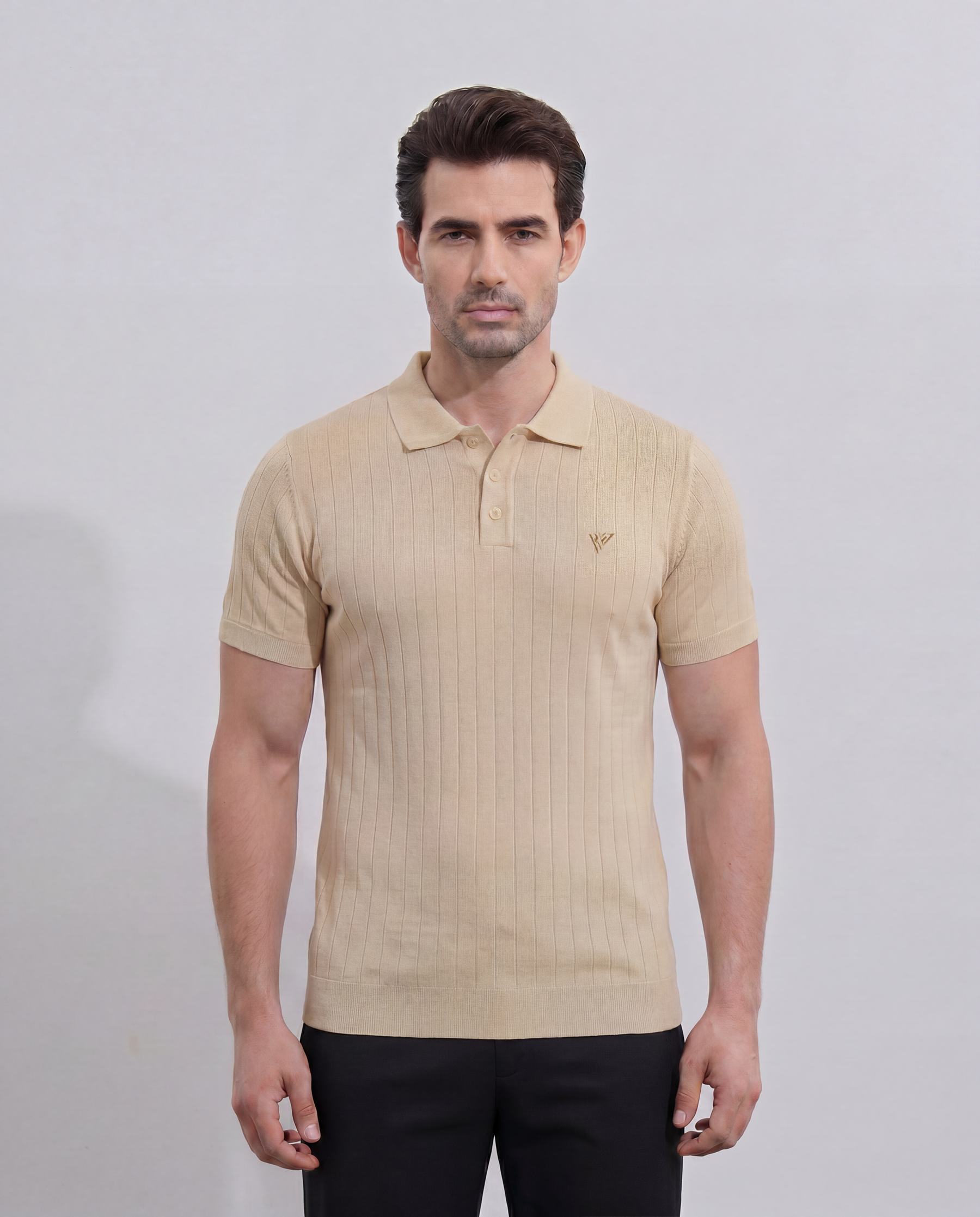 Mens Drop Needle Polo