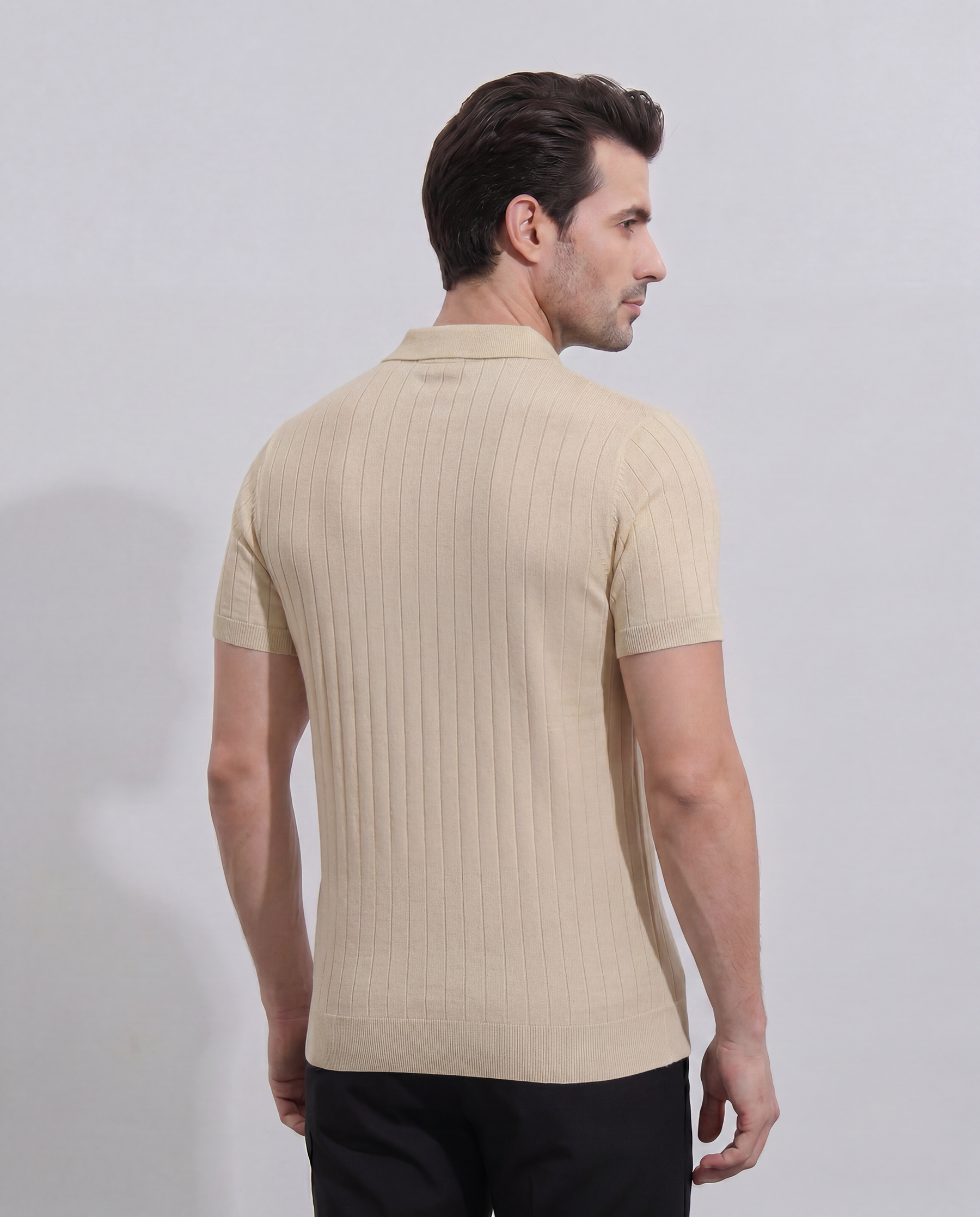 Mens Drop Needle Polo