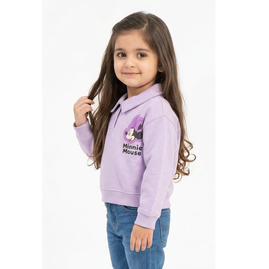 Girls Cropped Sweatshirt