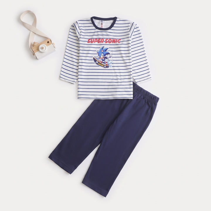 Boys Printed Full Sleeves Suit