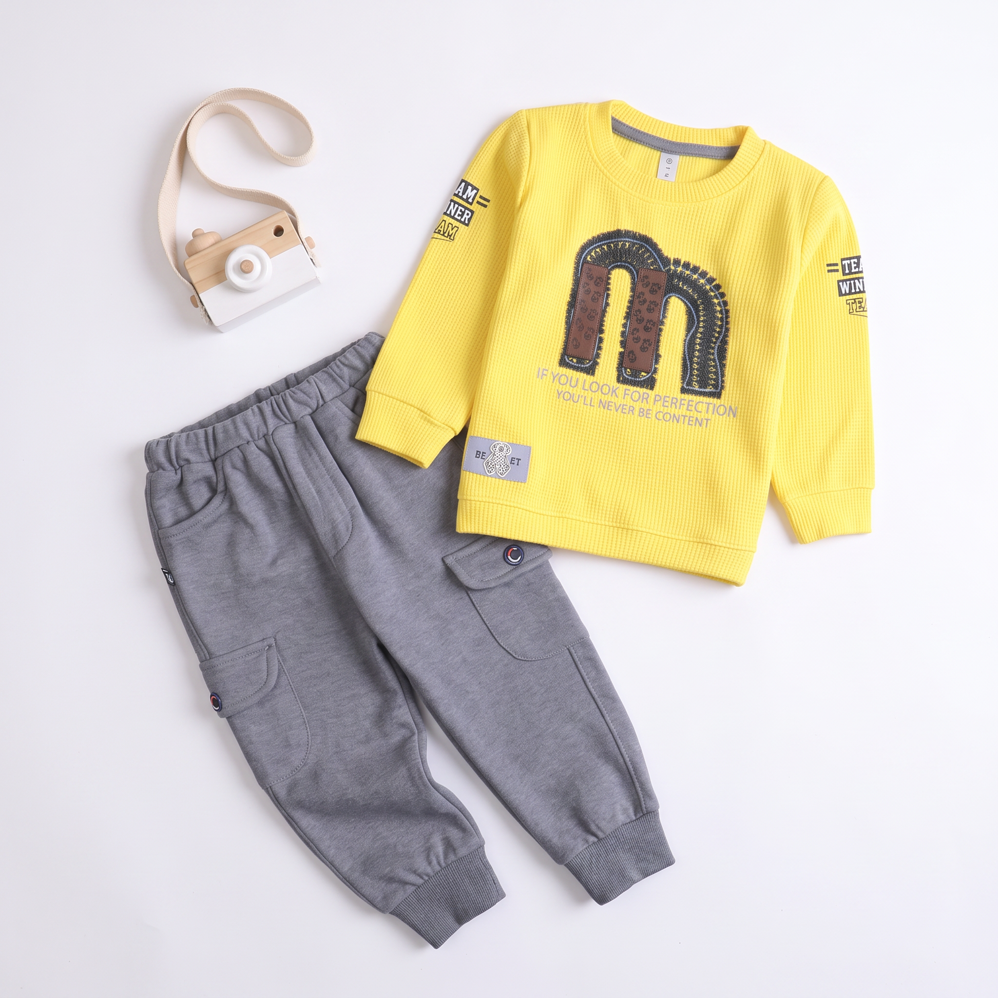 Boys Printed Full Sleeves Suit