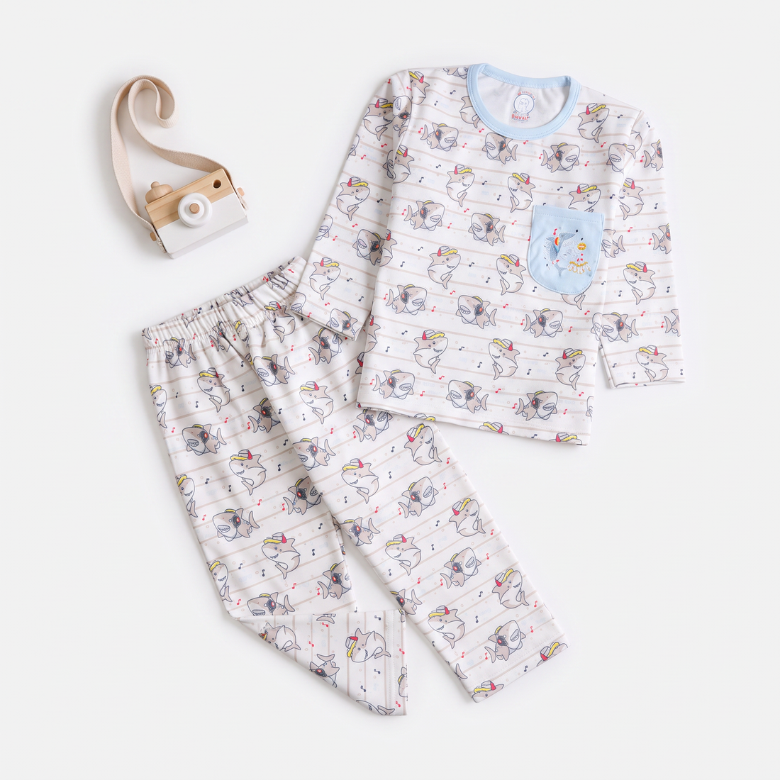 Boys Printed Full Sleeves Suit