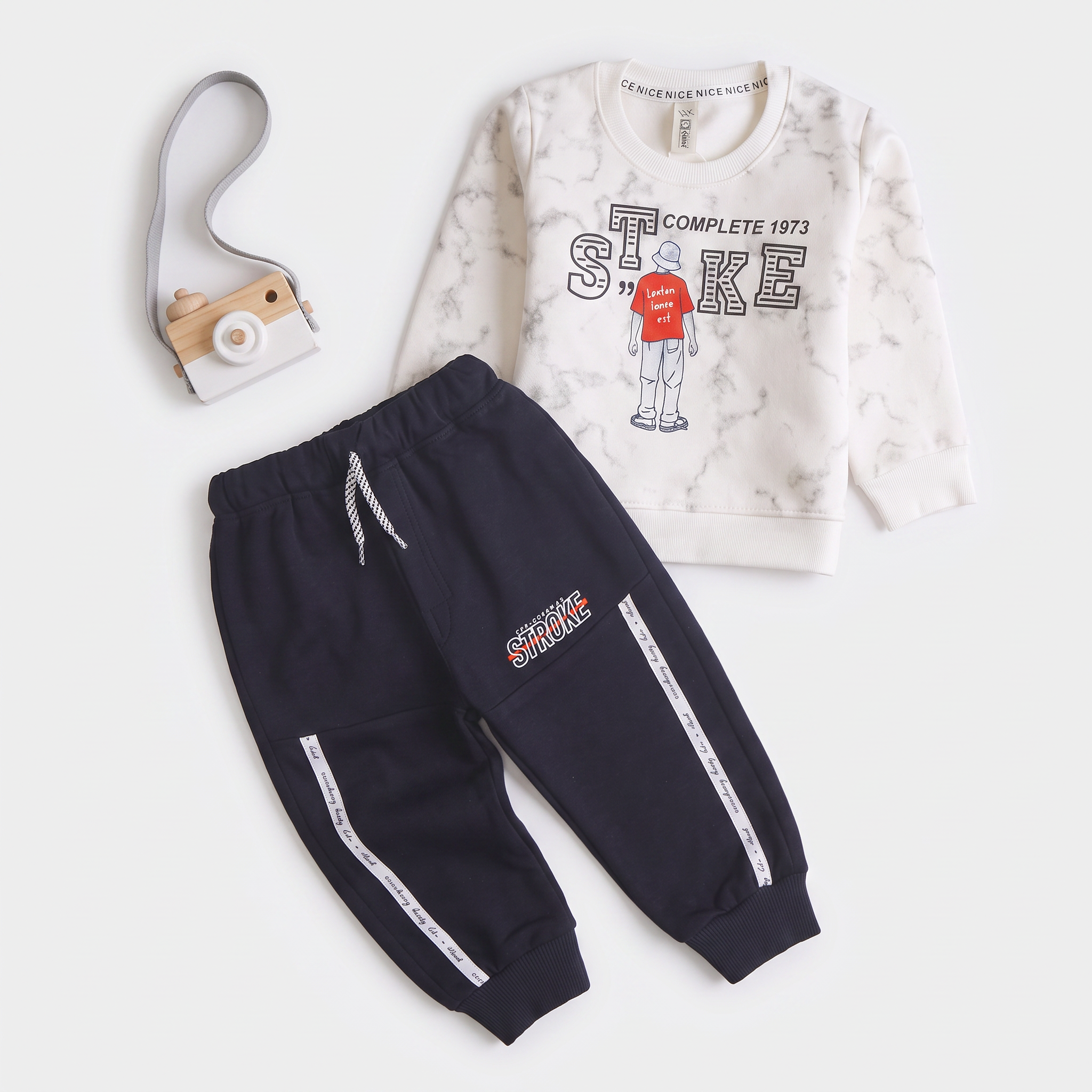 Boys Printed Full Sleeves Suit