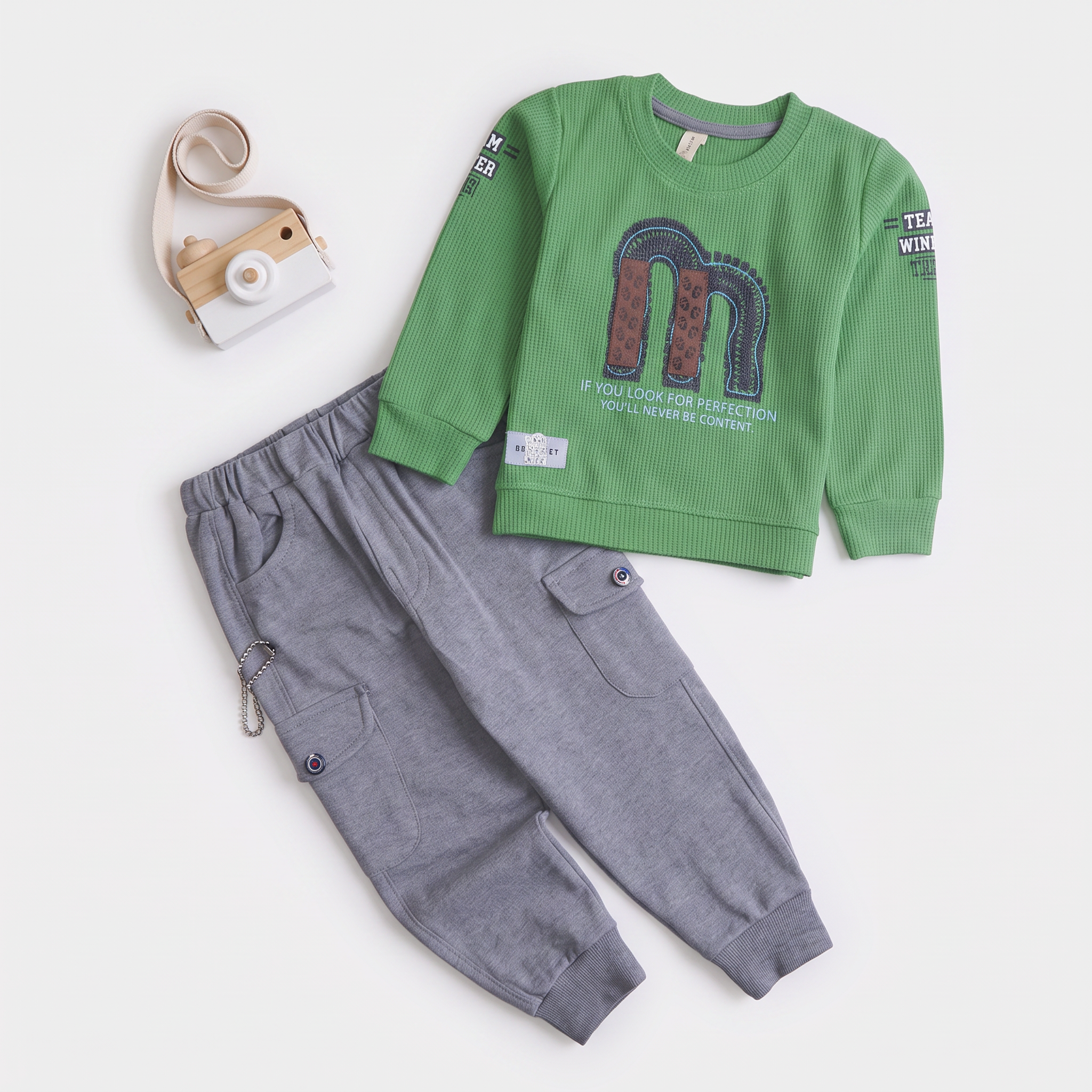 Boys Printed Full Sleeves Suit