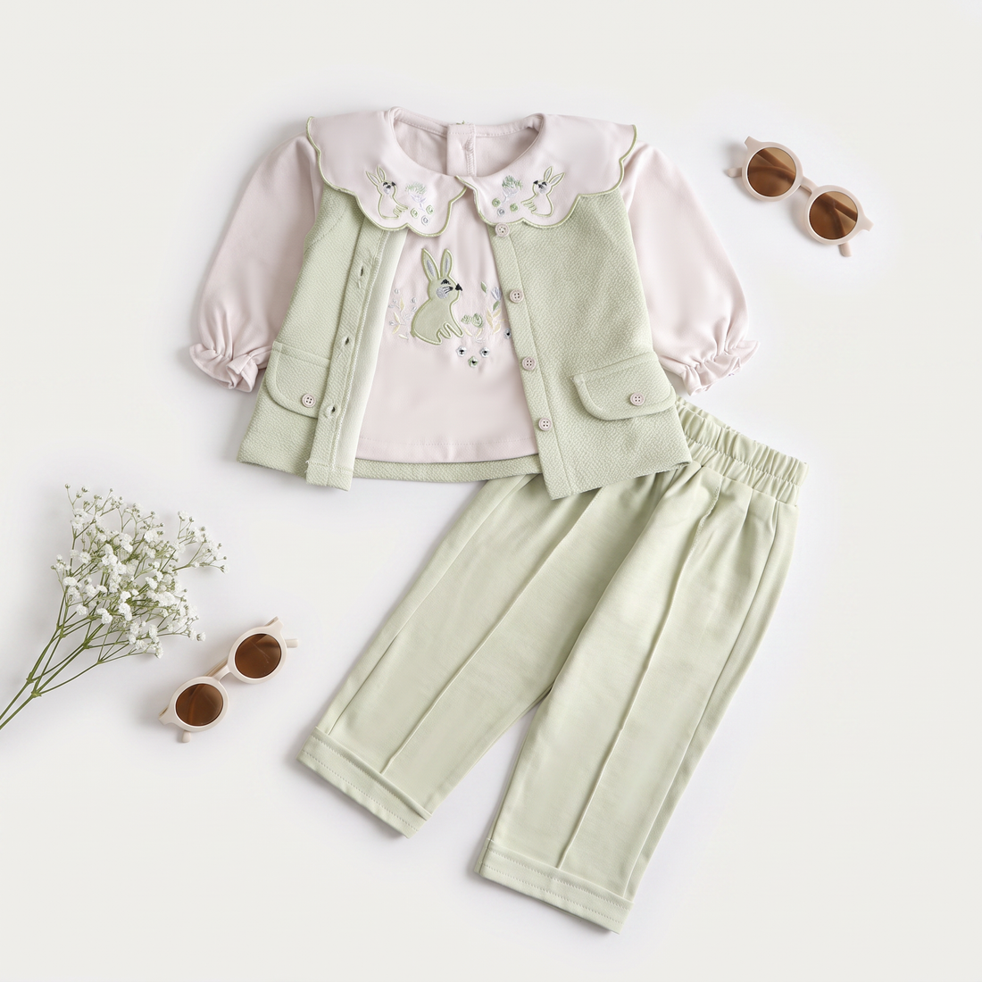 Girls 2 Pcs Suit