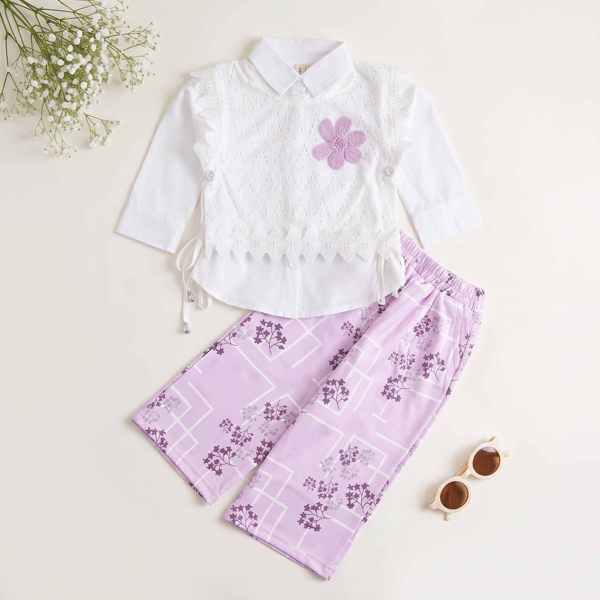 Girls 2 Pcs Suit