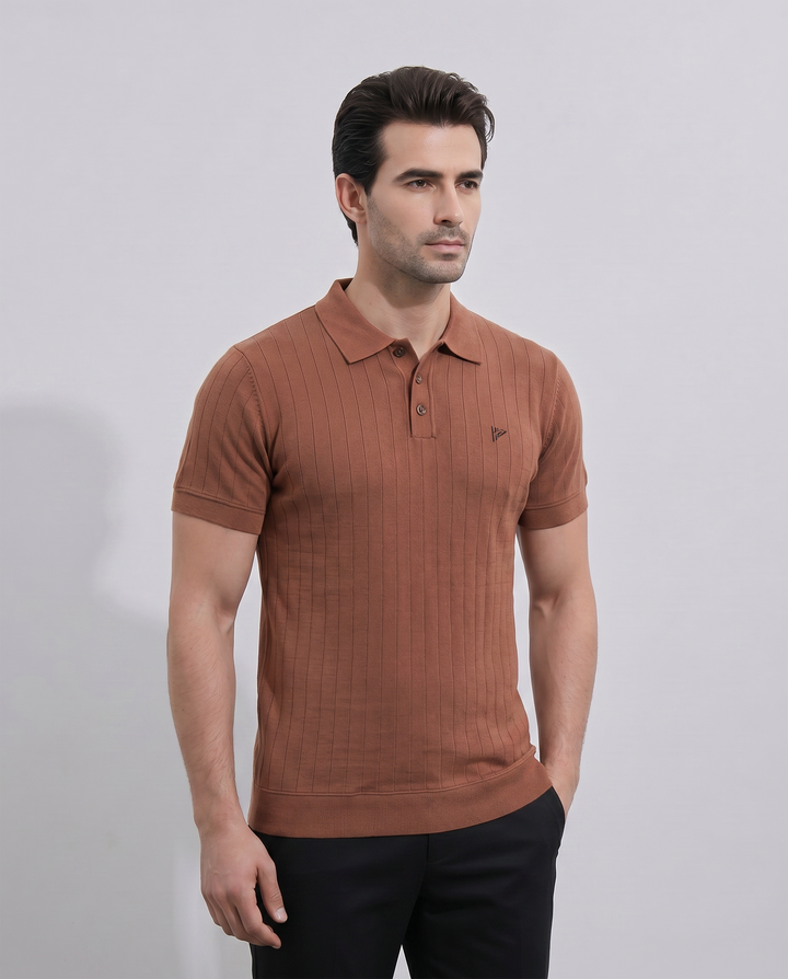 Mens Drop Needle Polo