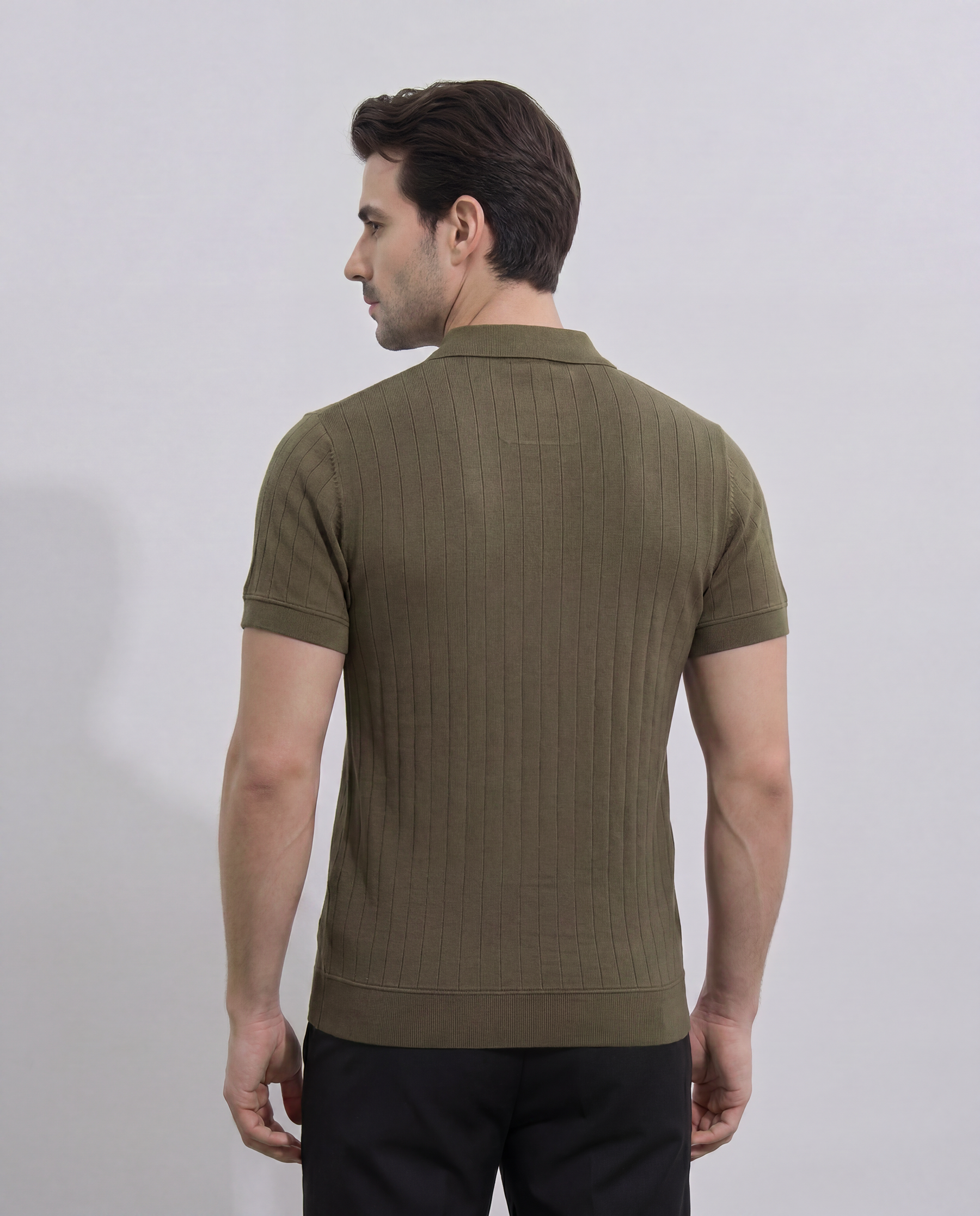 Mens Drop Needle Polo
