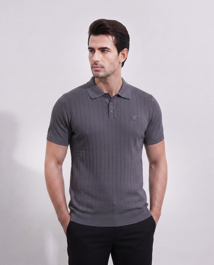 Mens Drop Needle Polo
