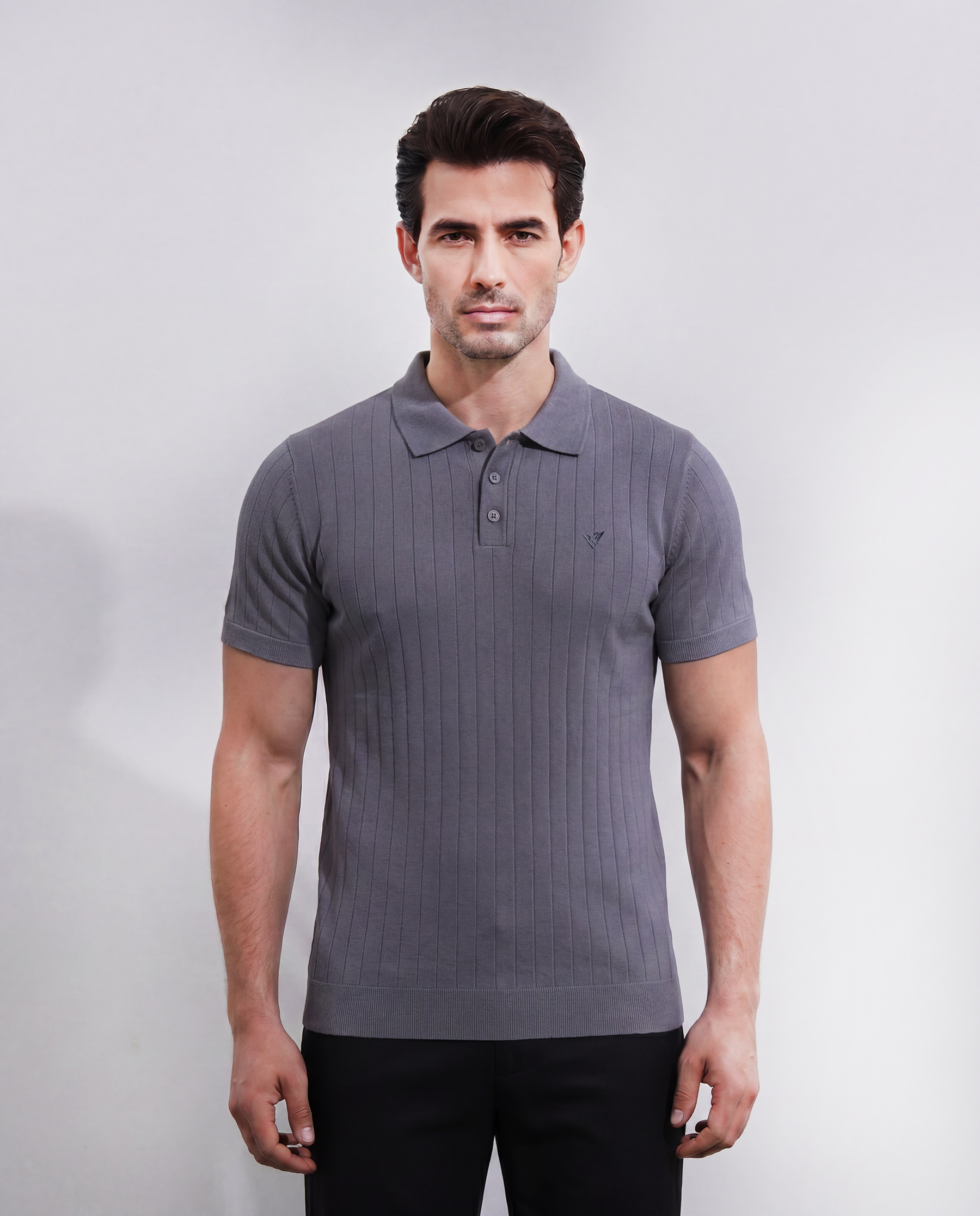 Mens Drop Needle Polo