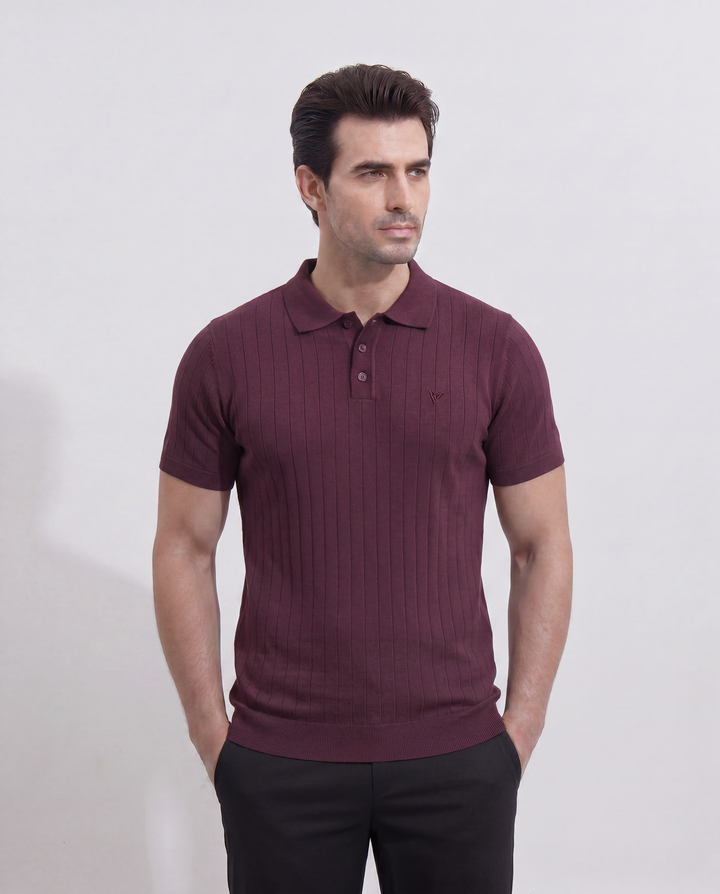 Mens Drop Needle Polo
