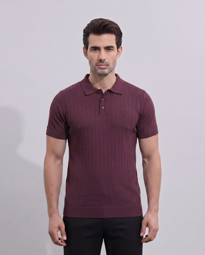 Mens Drop Needle Polo