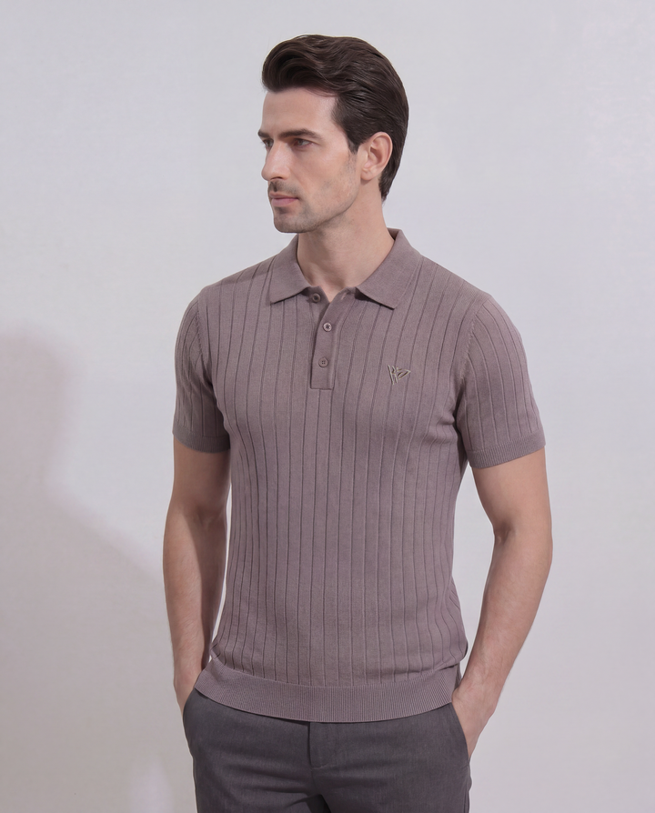 Mens Drop Needle Polo