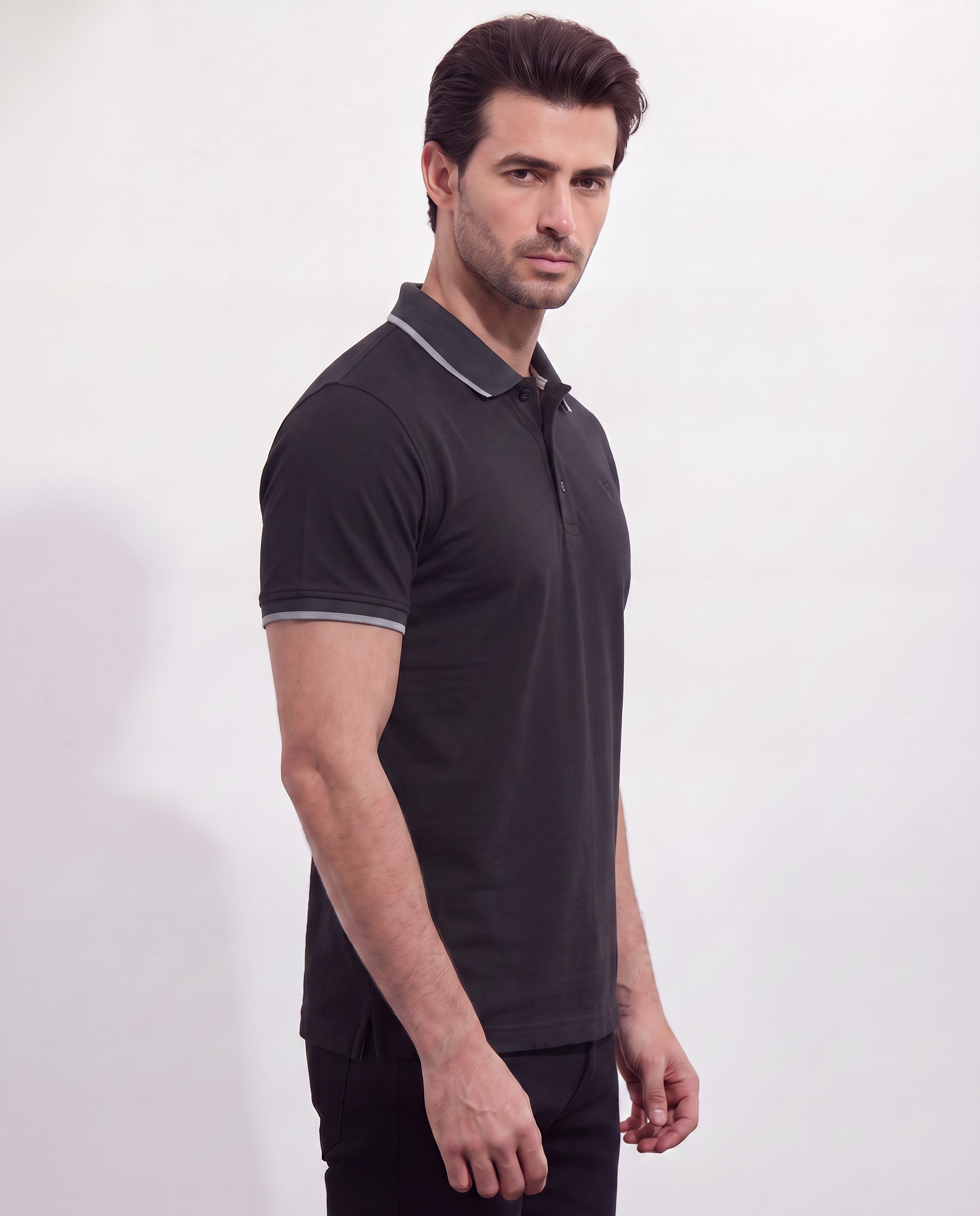 Men's Pique Half Sleeve Polo