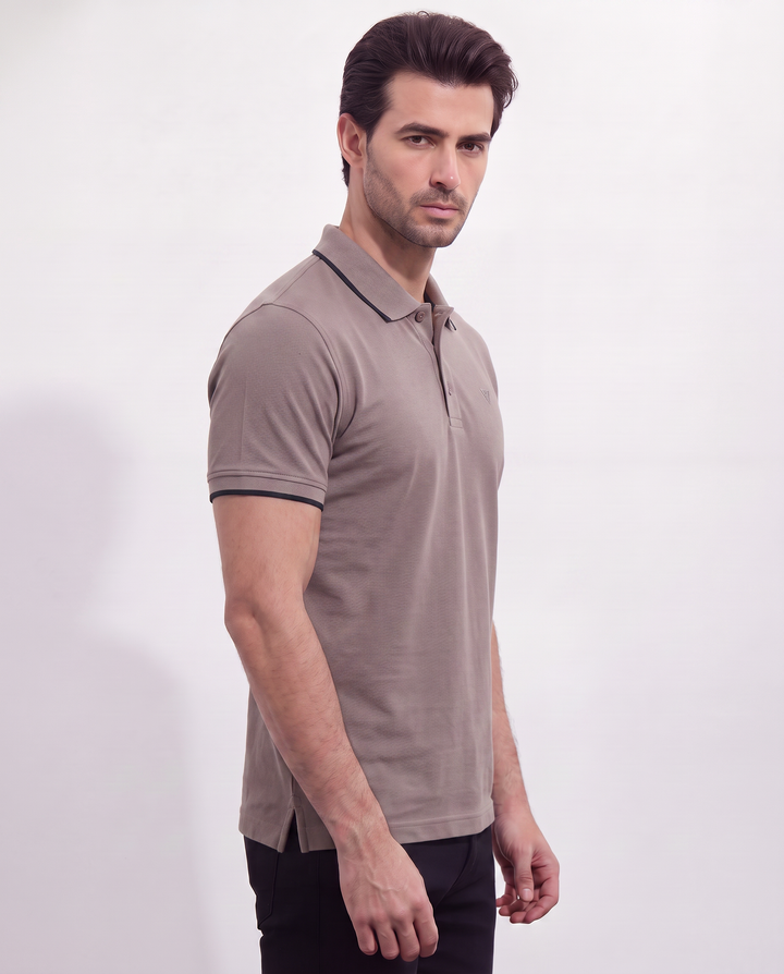 Men's Pique Half Sleeve Polo