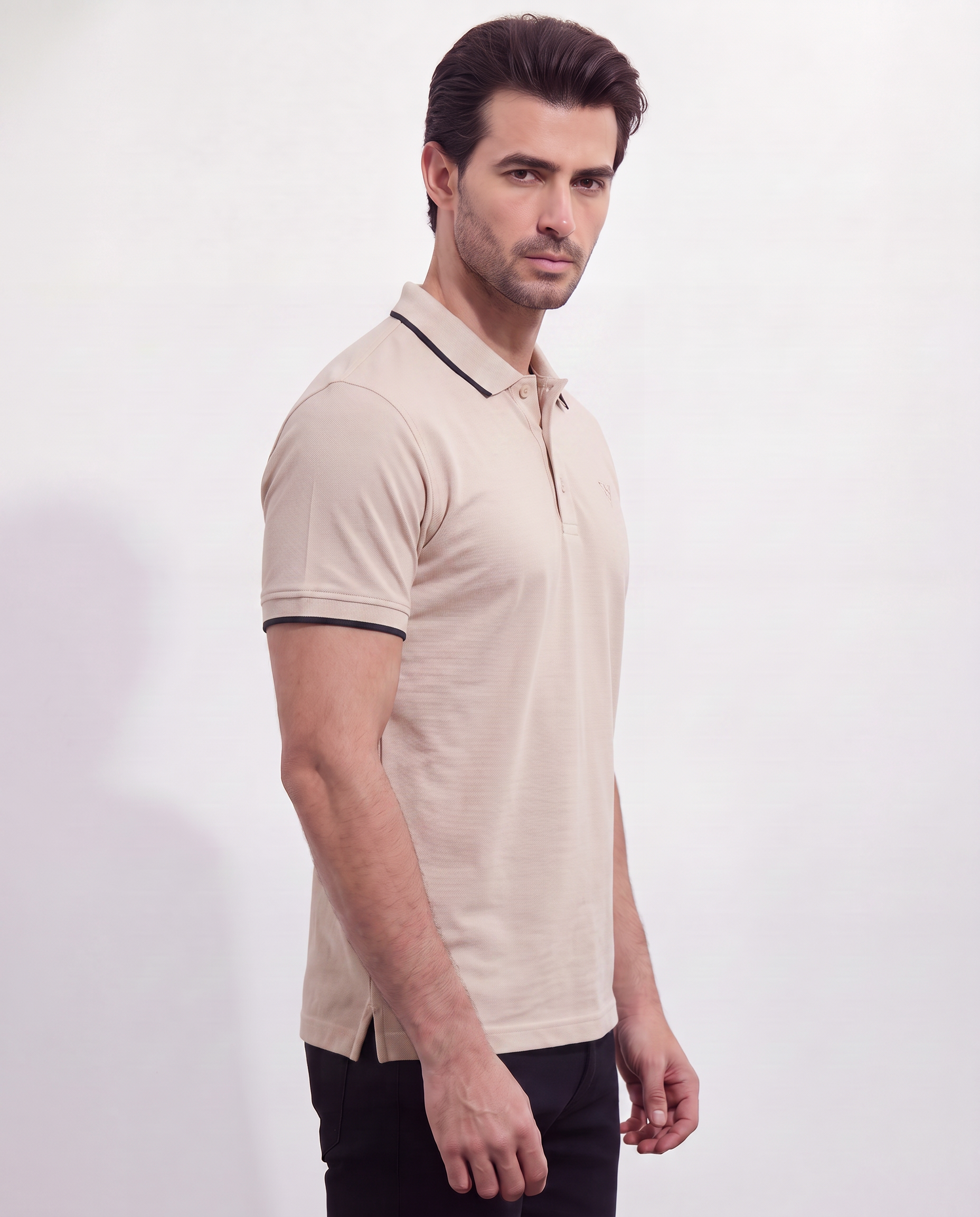 Men's Pique Half Sleeve Polo