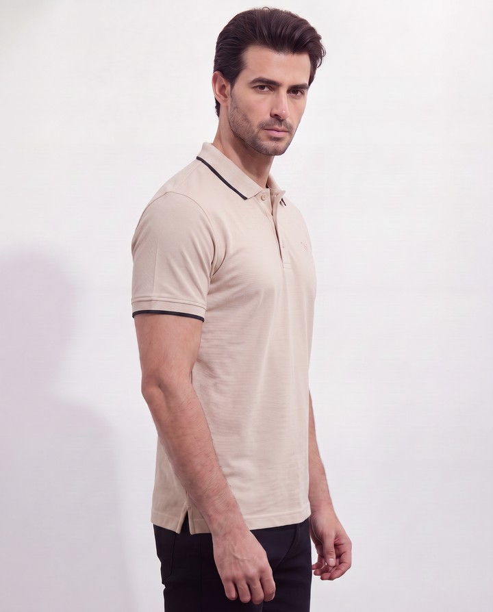 Men's Pique Half Sleeve Polo