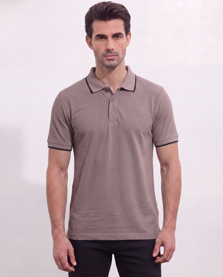 Men's Pique Half Sleeve Polo