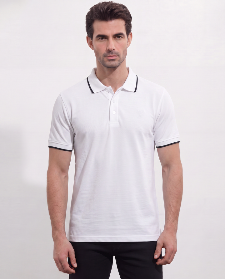 Men's Pique Half Sleeve Polo