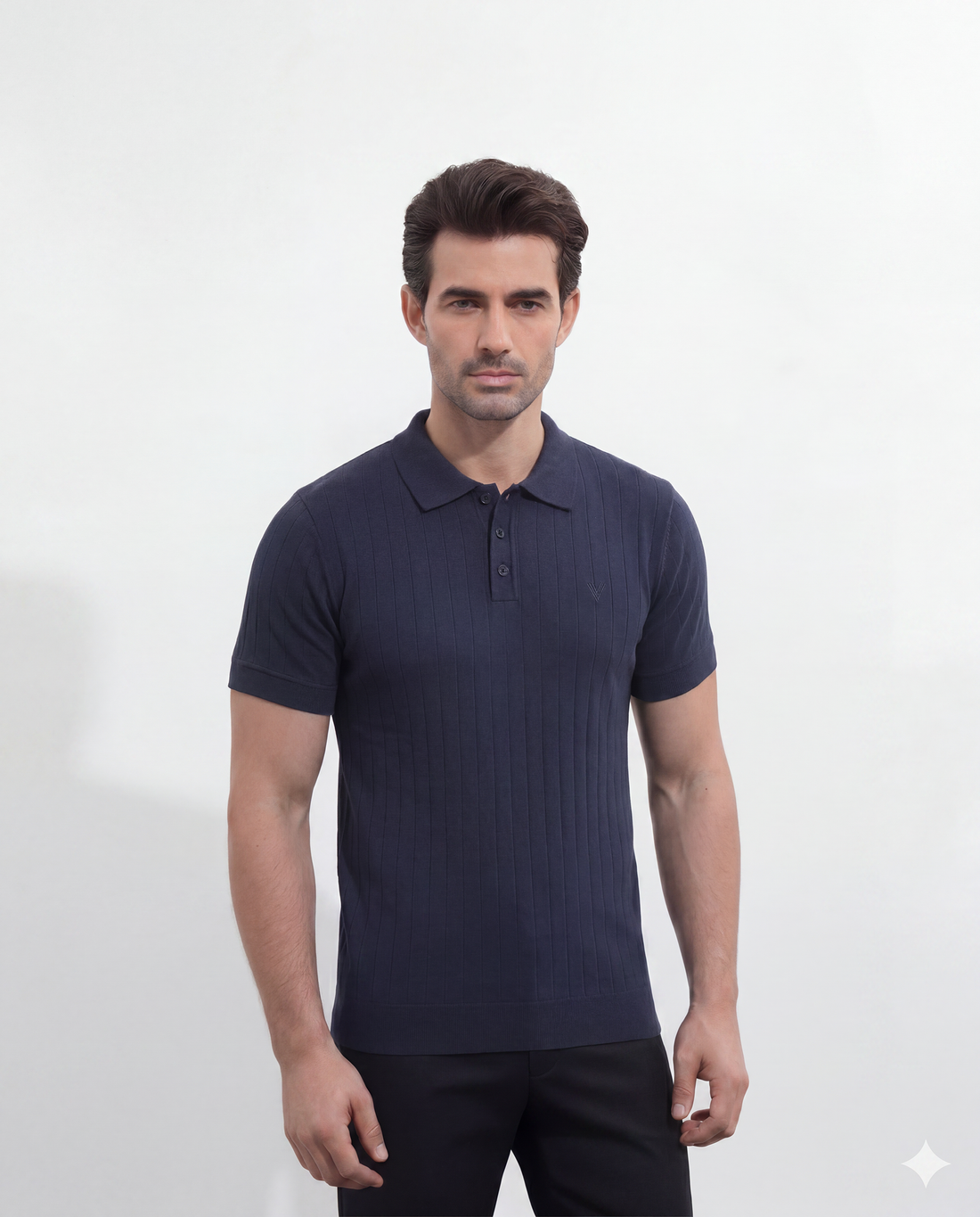 Mens Drop Needle Polo