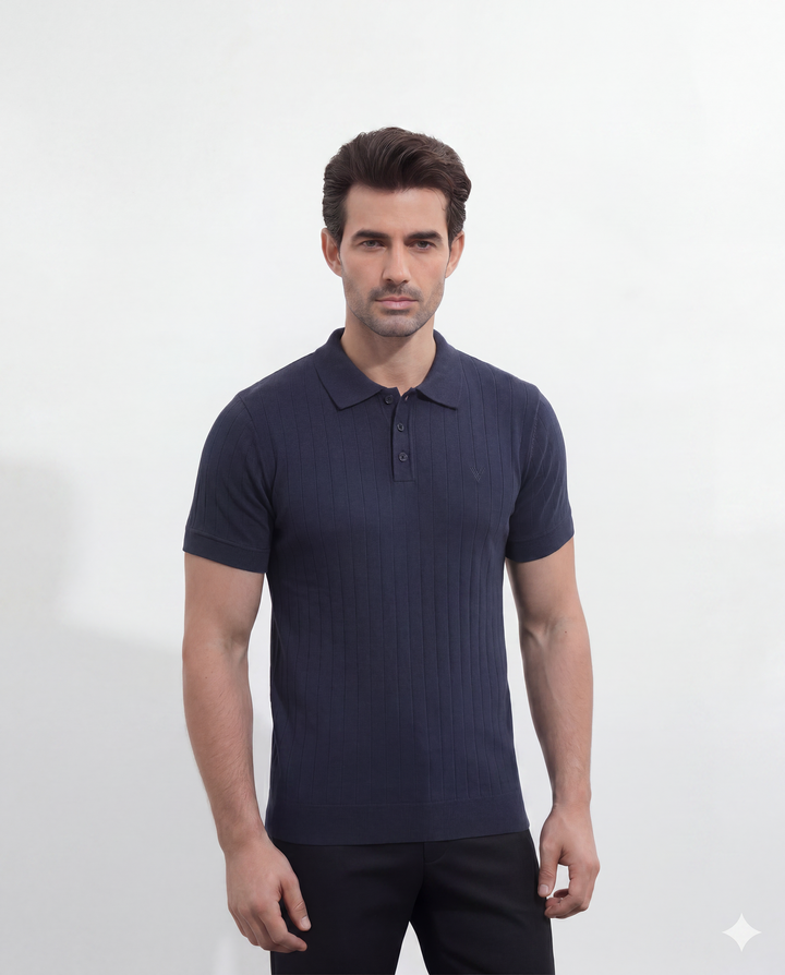 Mens Drop Needle Polo