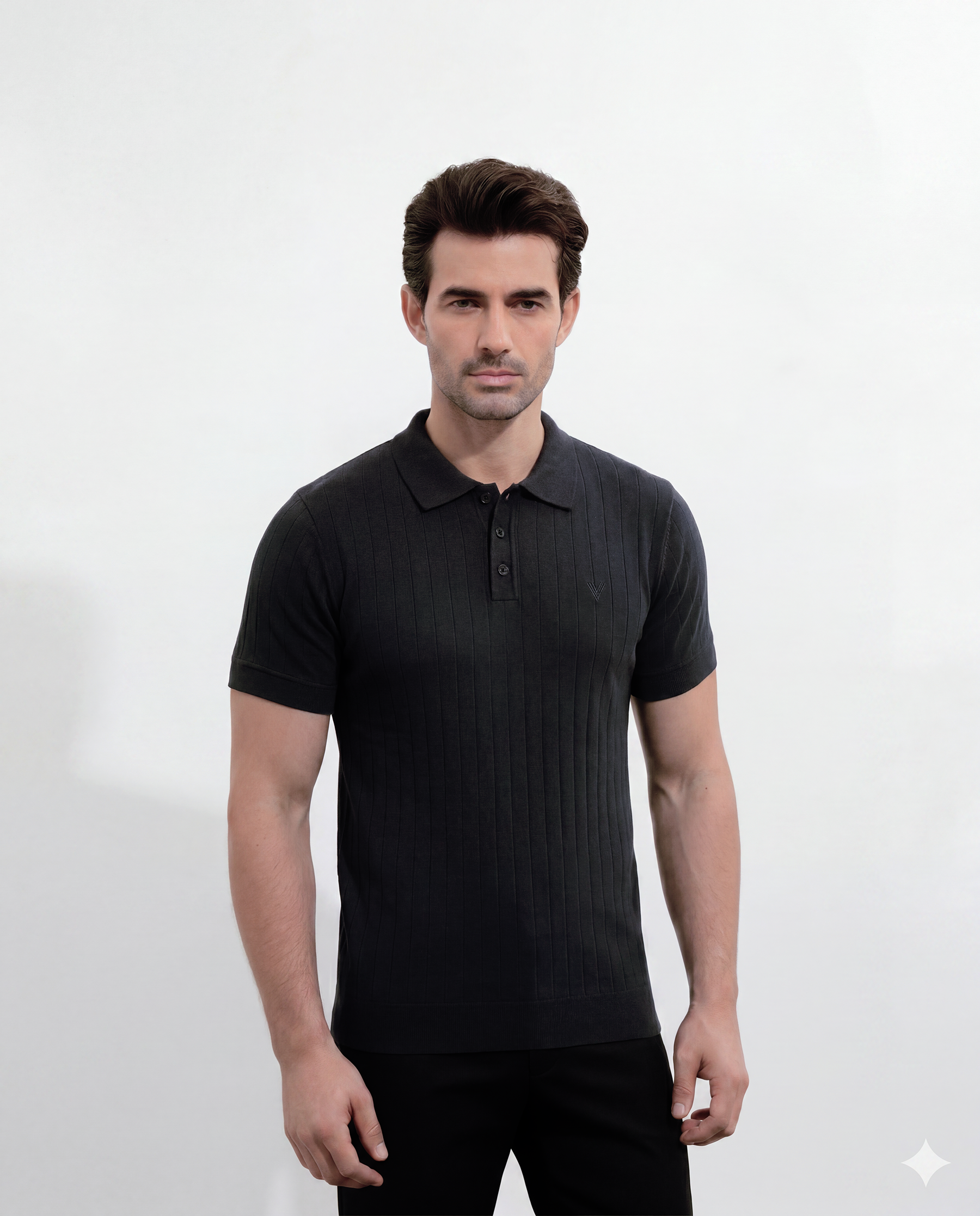 Mens Drop Needle Polo