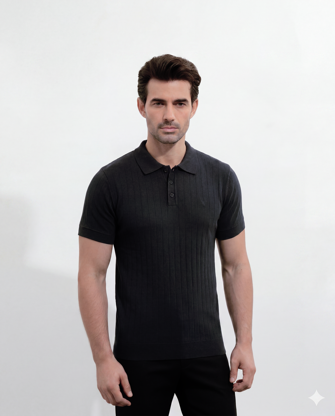 Mens Drop Needle Polo