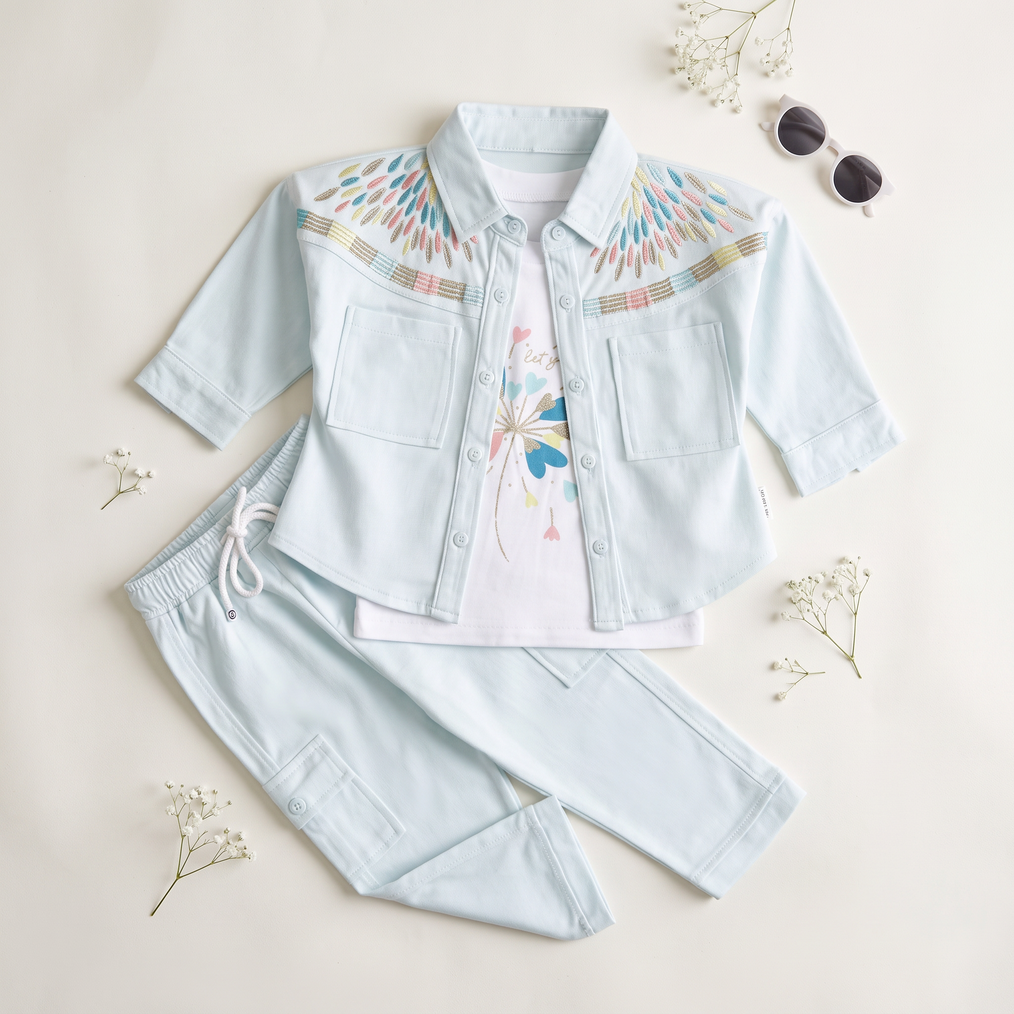 Girls 3 Pcs Suit