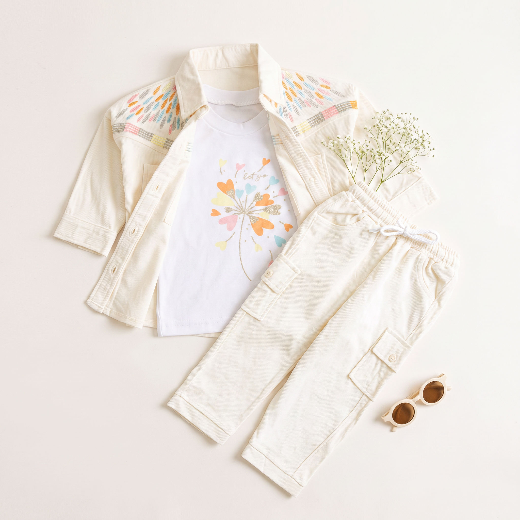 Girls 3 Pcs Suit