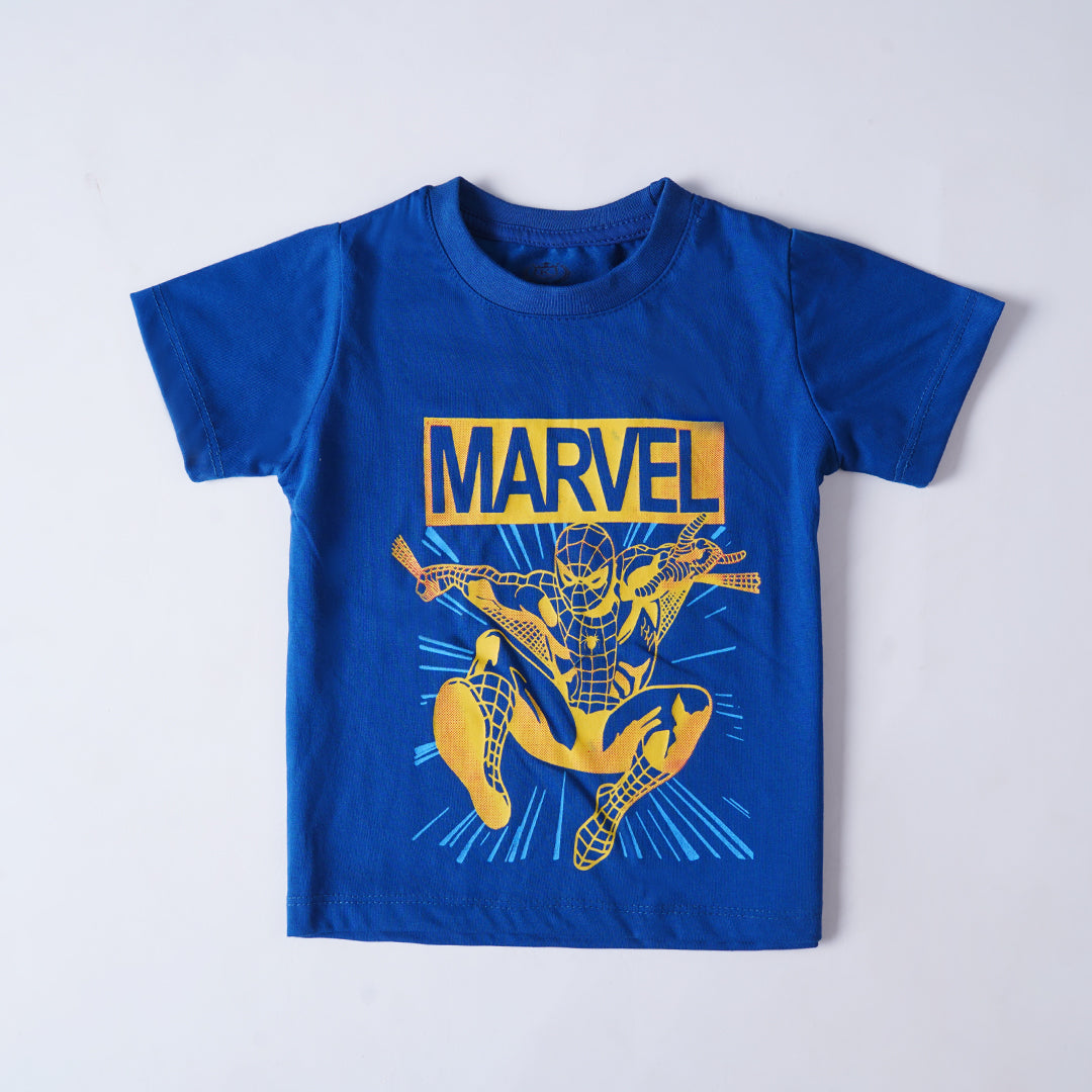 Infant Boys Half Sleeves-Printed T-Shirt (Marvel)