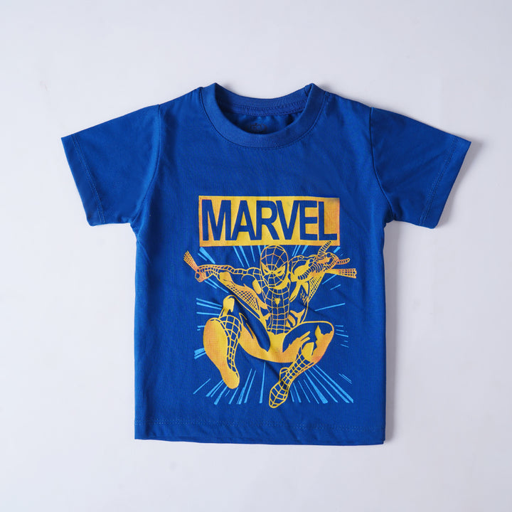 Infant Boys Half Sleeves-Printed T-Shirt (Marvel)