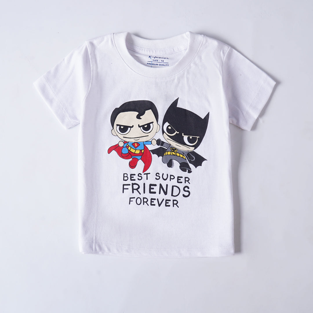 Infant Boys Half Sleeves-Printed T-Shirt (Super)