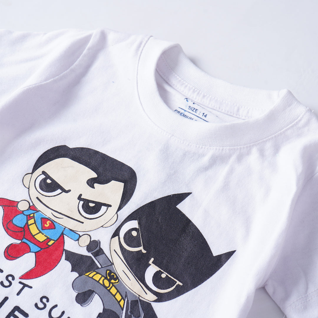 Infant Boys Half Sleeves-Printed T-Shirt (Super)