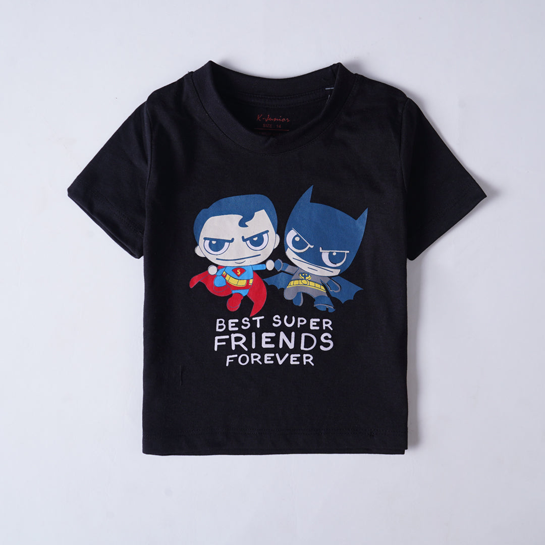 Infant Boys Half Sleeves-Printed T-Shirt (Super)