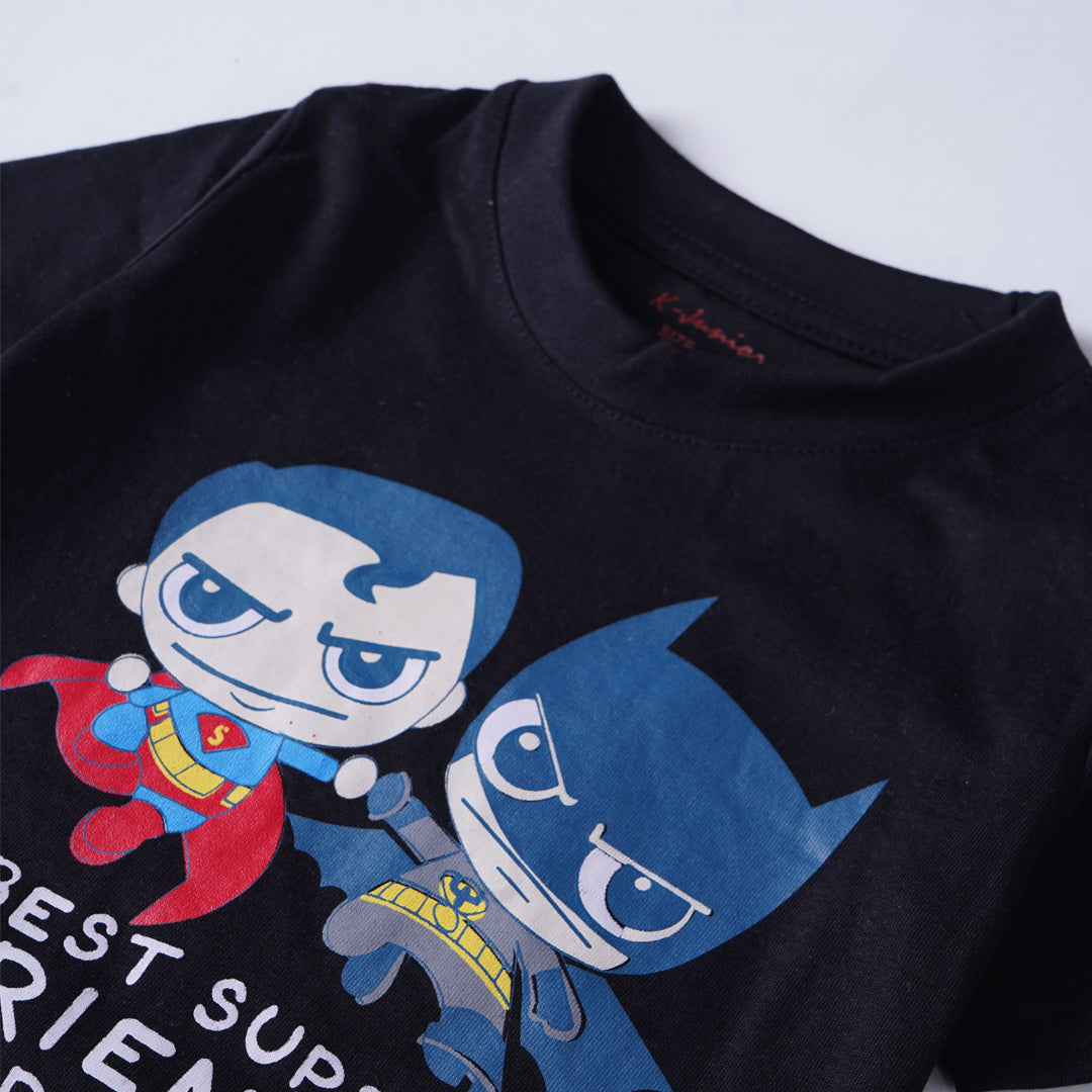 Infant Boys Half Sleeves-Printed T-Shirt (Super)