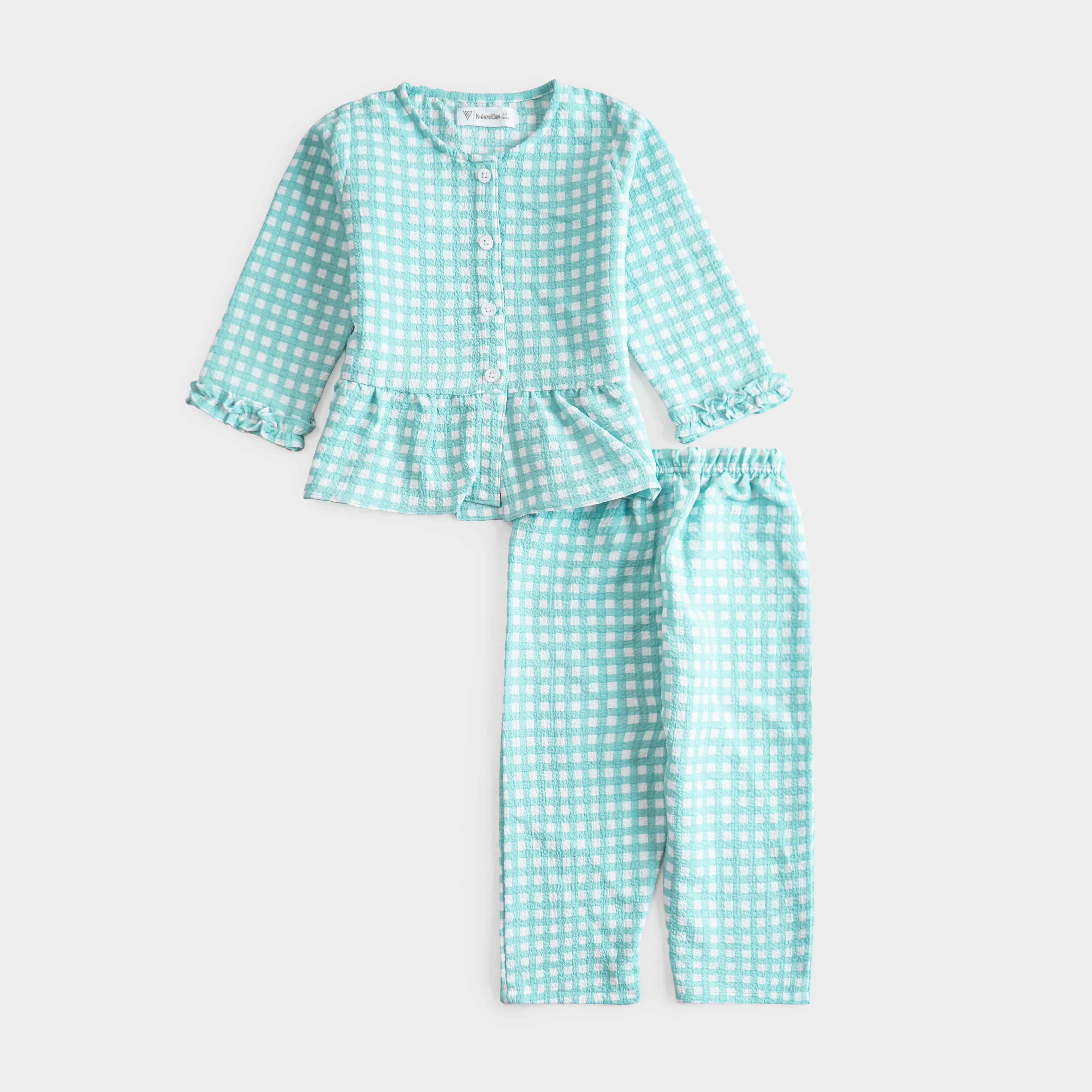 Girls Woven Full Sleeves Suit