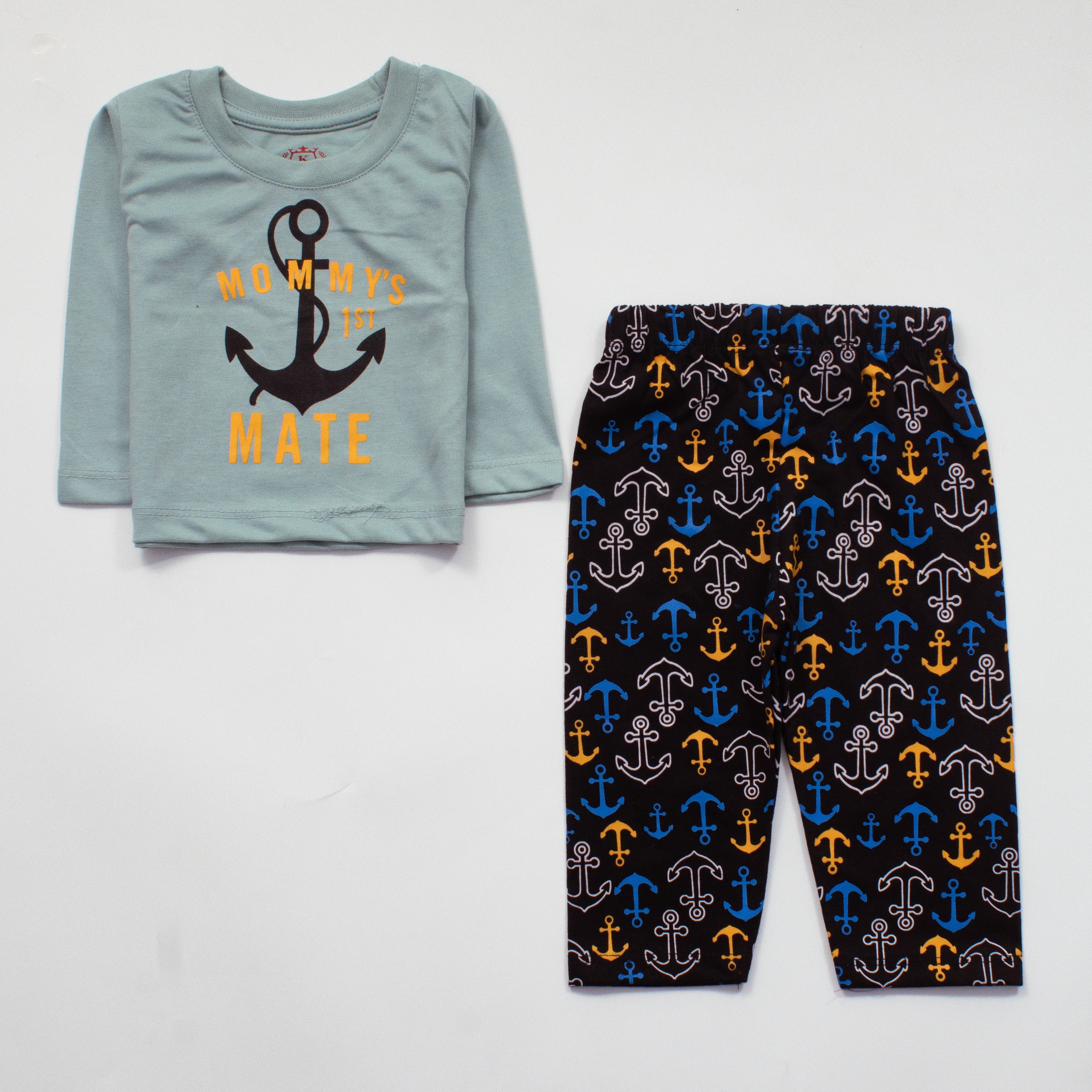 Infant Baba Printed Full Sleeve Suit (Mommy's)