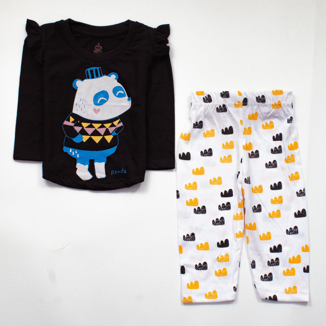 Infant Baby Printed Full Sleeve Suit (Panda)