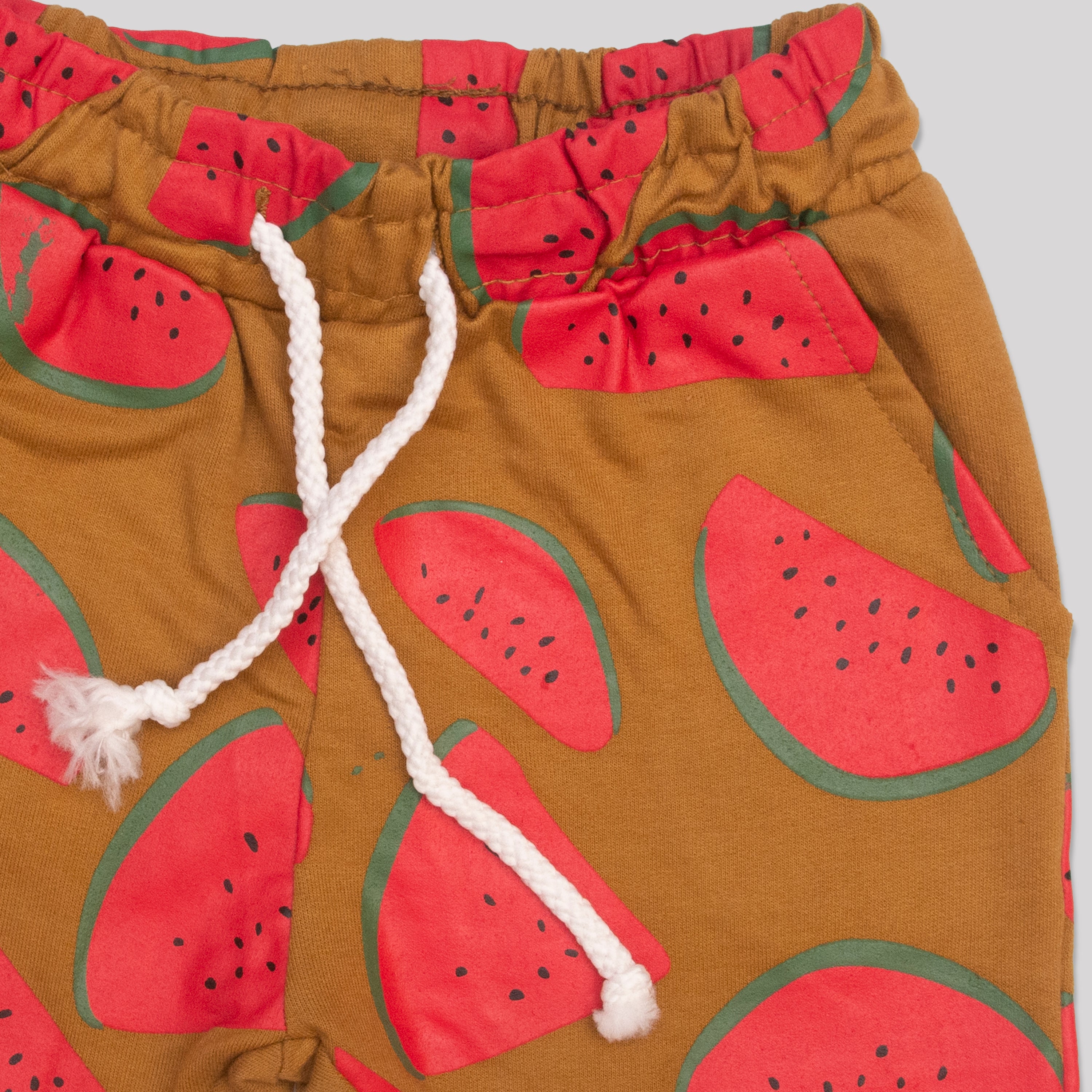 Boys Cotton Short Color Camel Code-C
