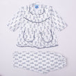 Girls Night Suit Color White Code-BB