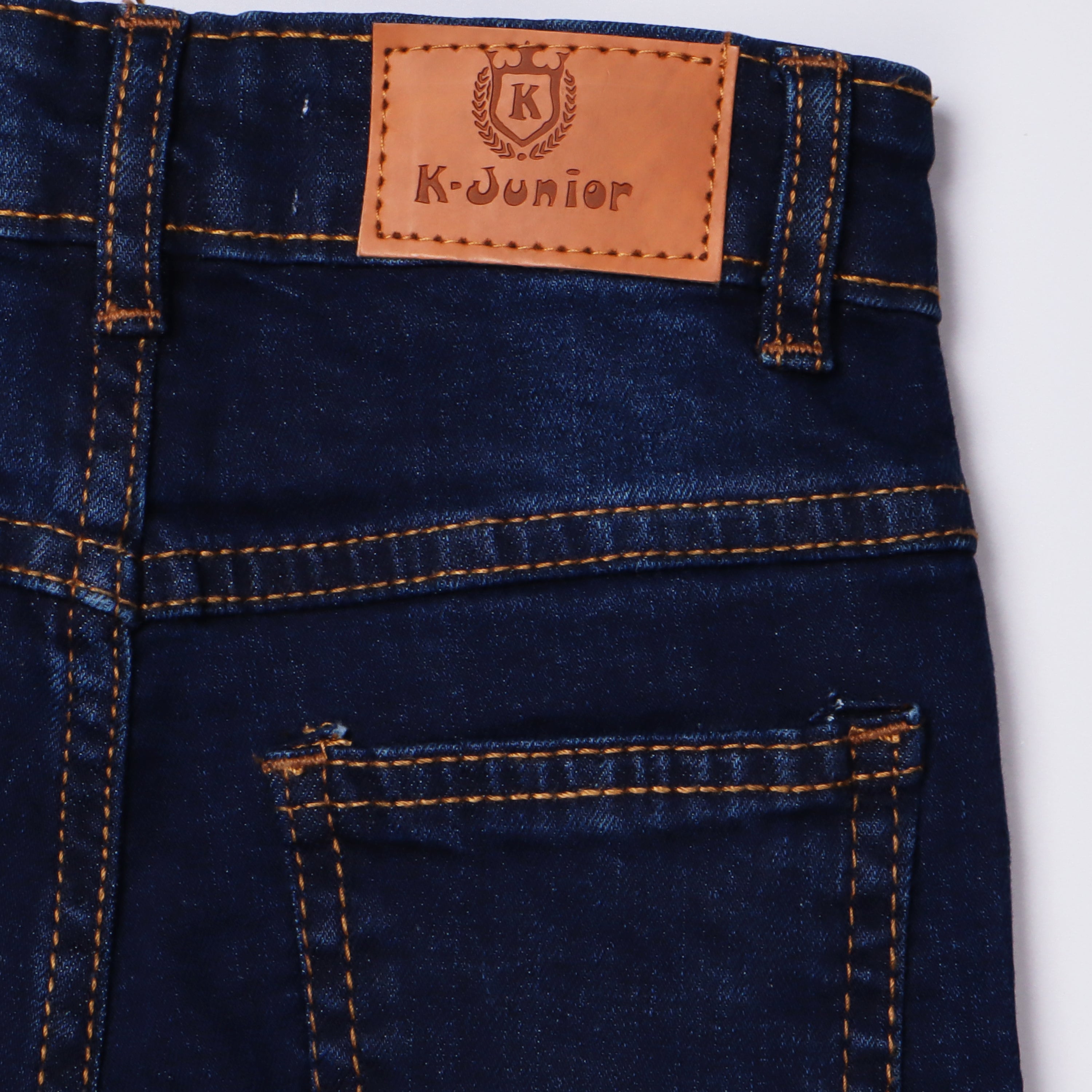 Boys Denim Pant Color Dark-Blue Code-A